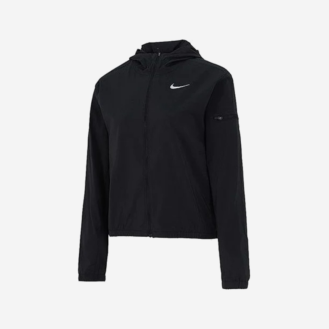 (W) Nike Impossibly Light Hooded Running Jacket Black - Asia 상세 이미지 1