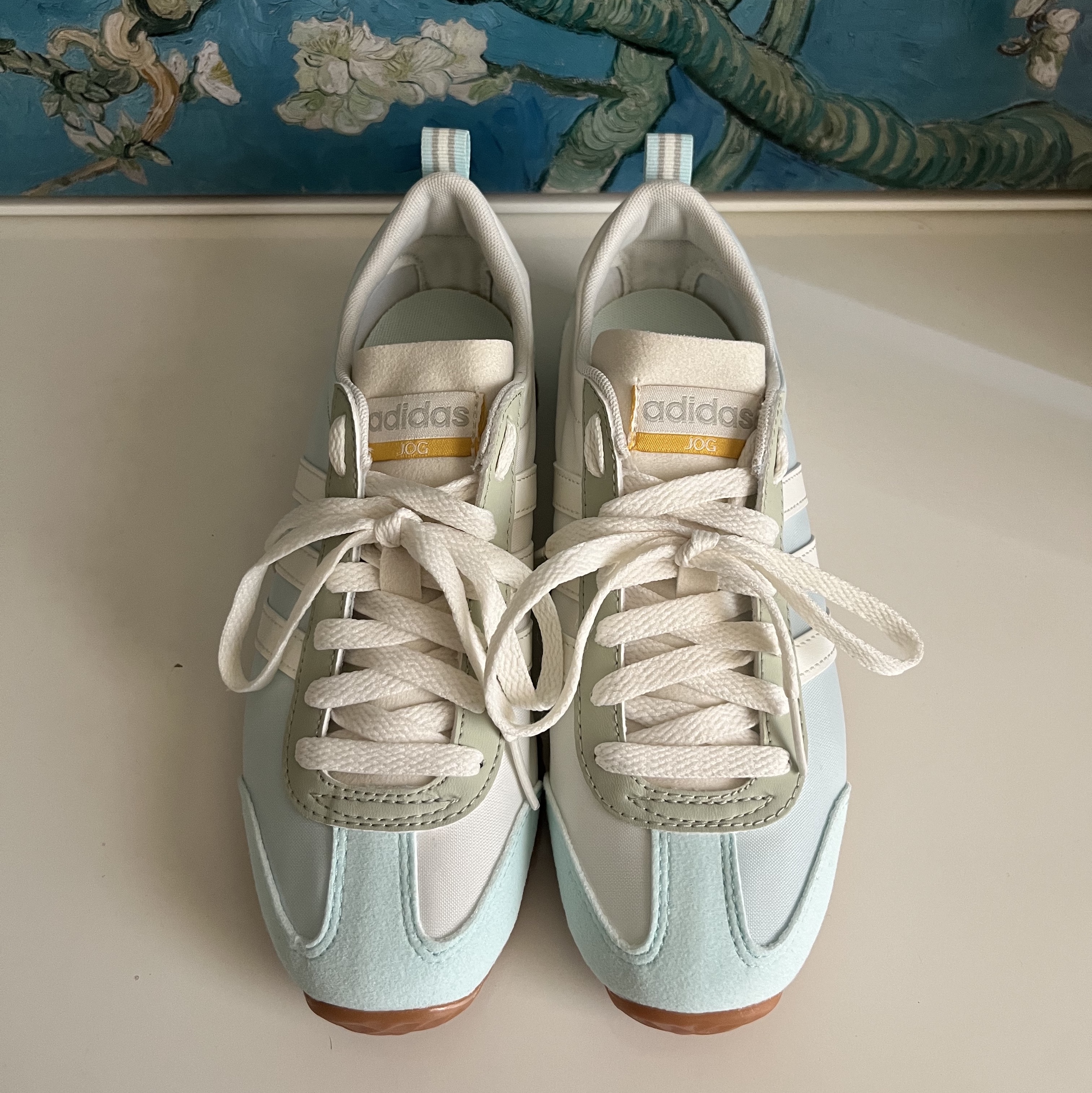 Adidas Neo VS Jog Light Blue 착용 스타일 - 1
