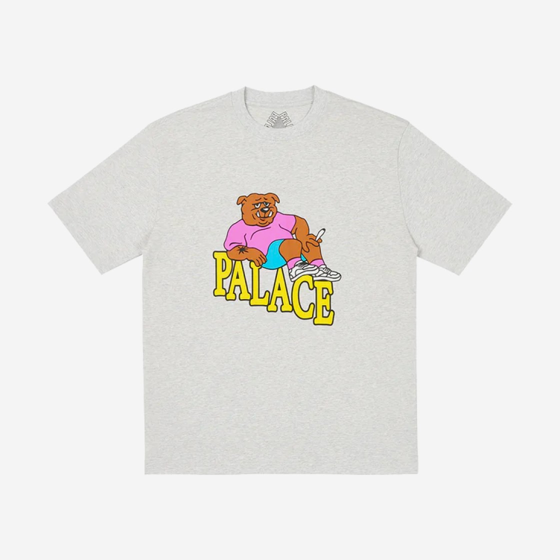 Palace Doghouse T-Shirt Grey Marl - 23FW 상세 이미지 1