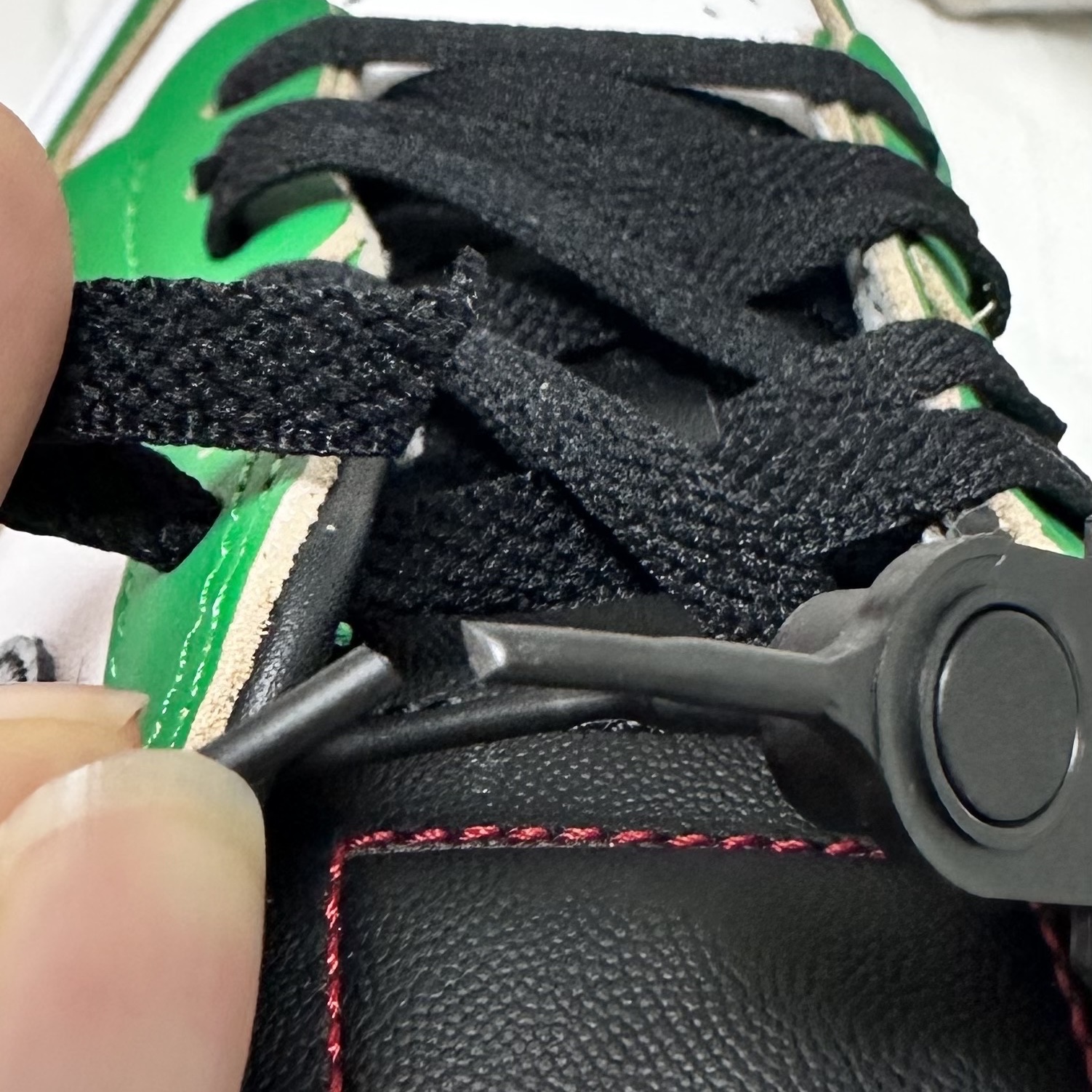 (W) Jordan 1 Elevate Low SE Lucky Green 착용 스타일 - 2