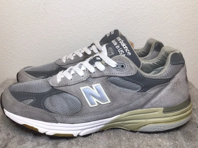 New Balance 993 Made in USA Grey - D Standard 착용 스타일