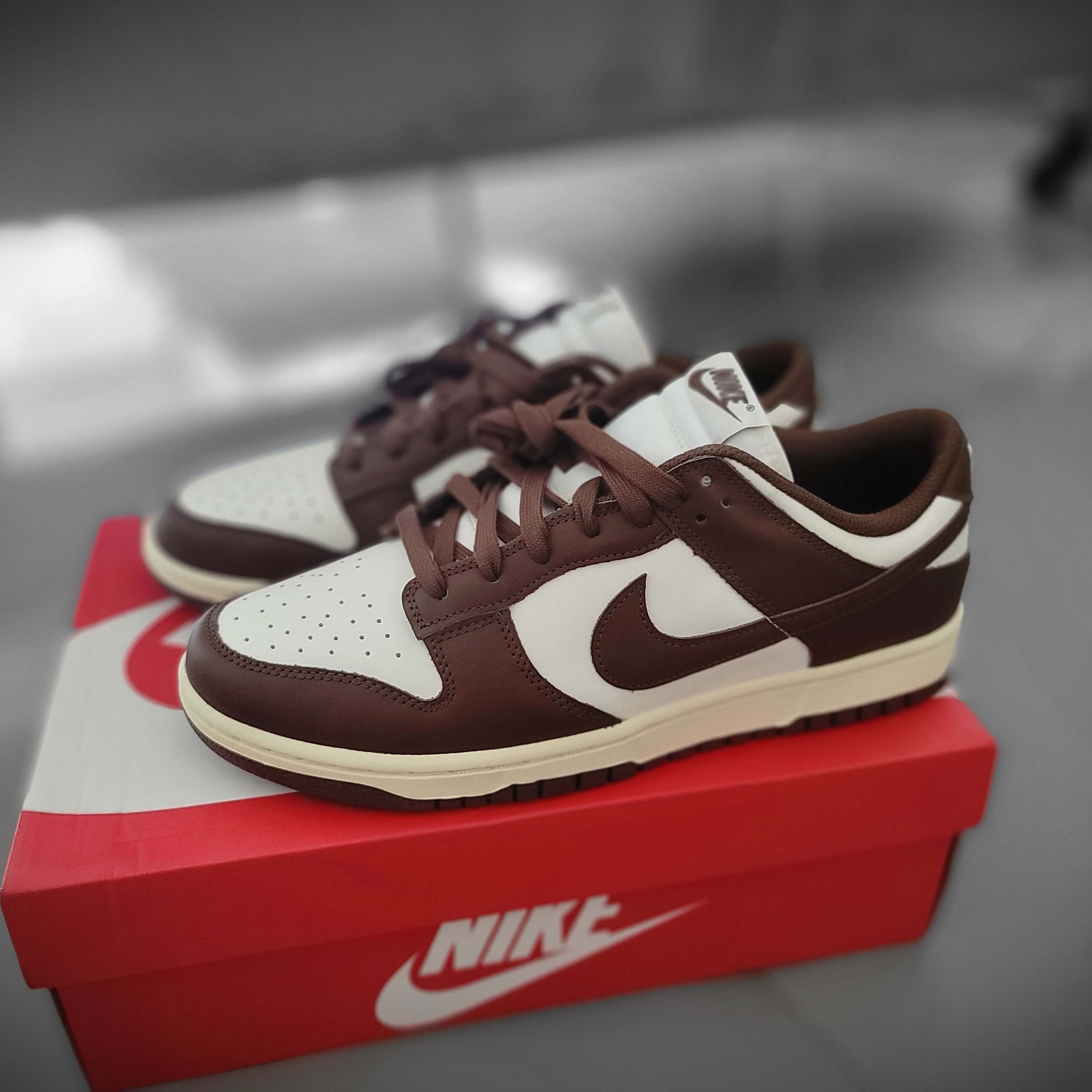 (W) Nike Dunk Low Sail Cacao Wow 착용 스타일 - 1