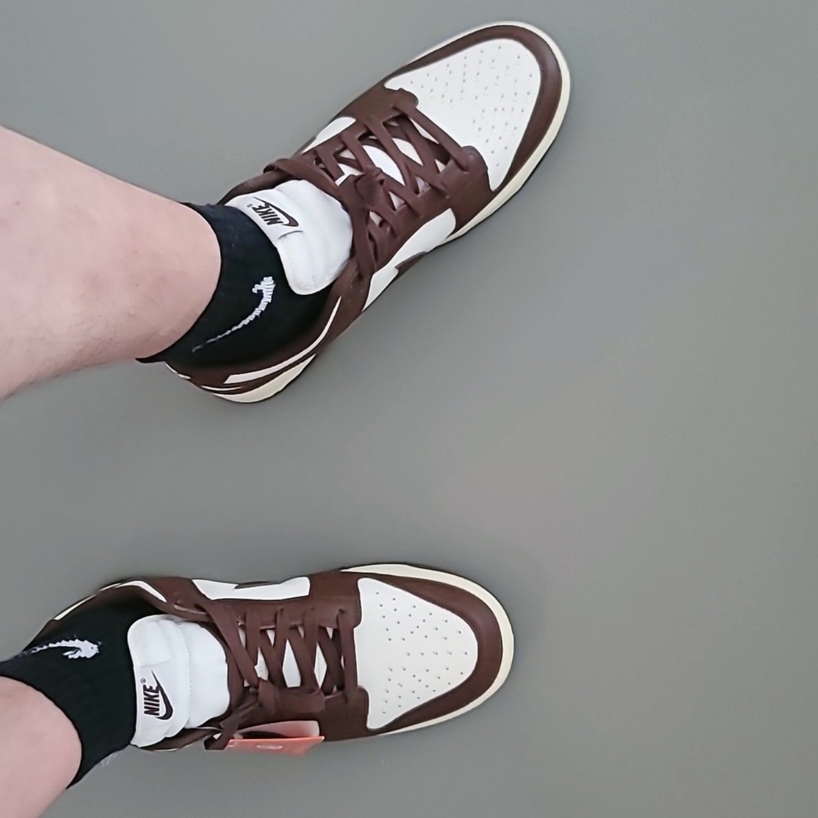 (W) Nike Dunk Low Sail Cacao Wow 착용 스타일 - 3