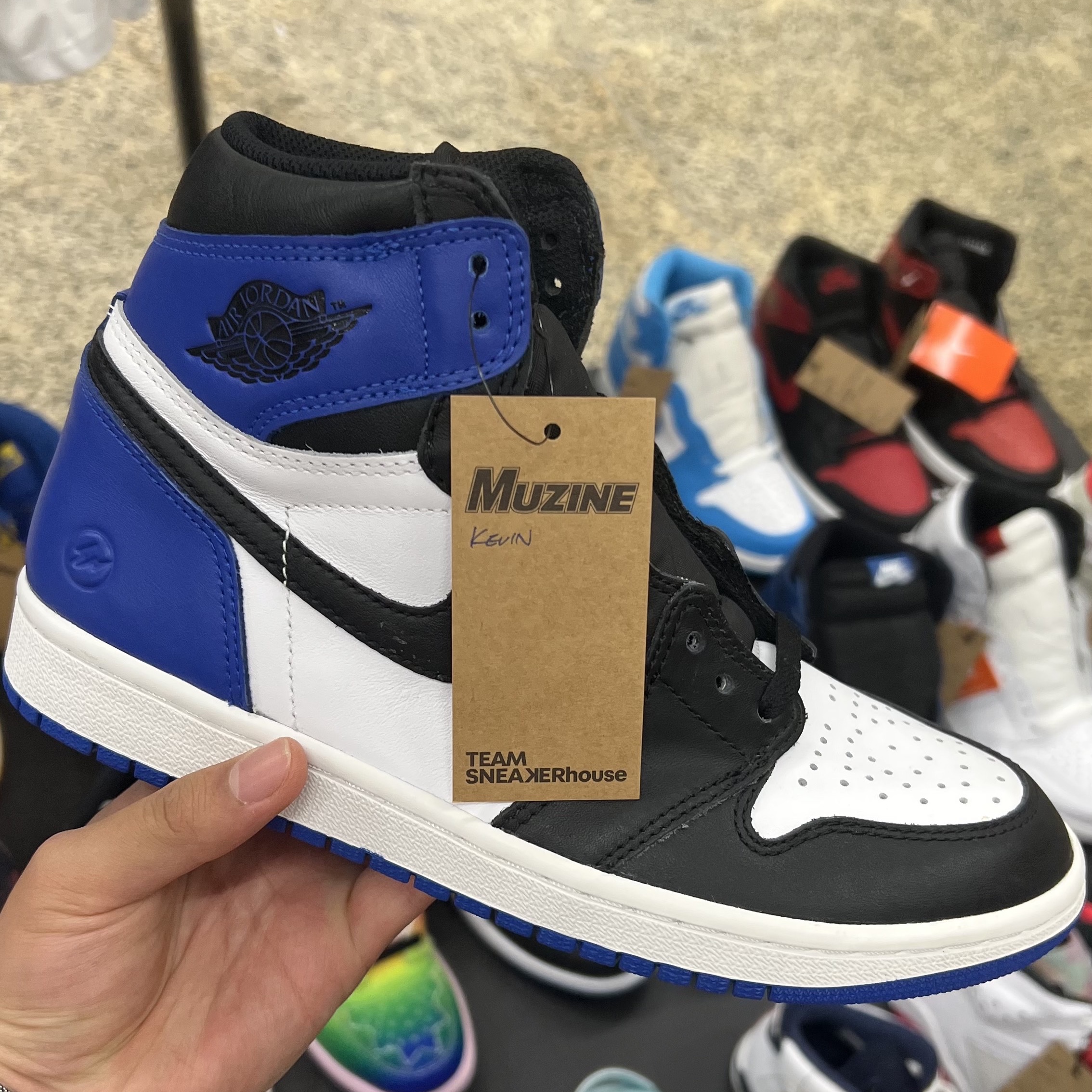 Jordan 1 x Fragment Retro High OG 착용 스타일