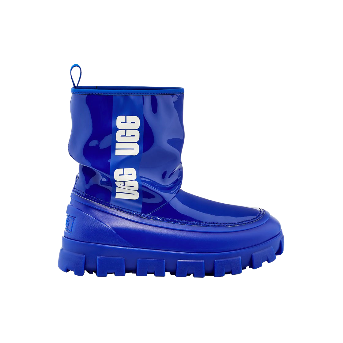 (W) 어그 클래식 브렐라 미니 레인 부츠 리갈 블루((W) UGG Classic Brellah Mini Rain Boot Regal Blue) - 1