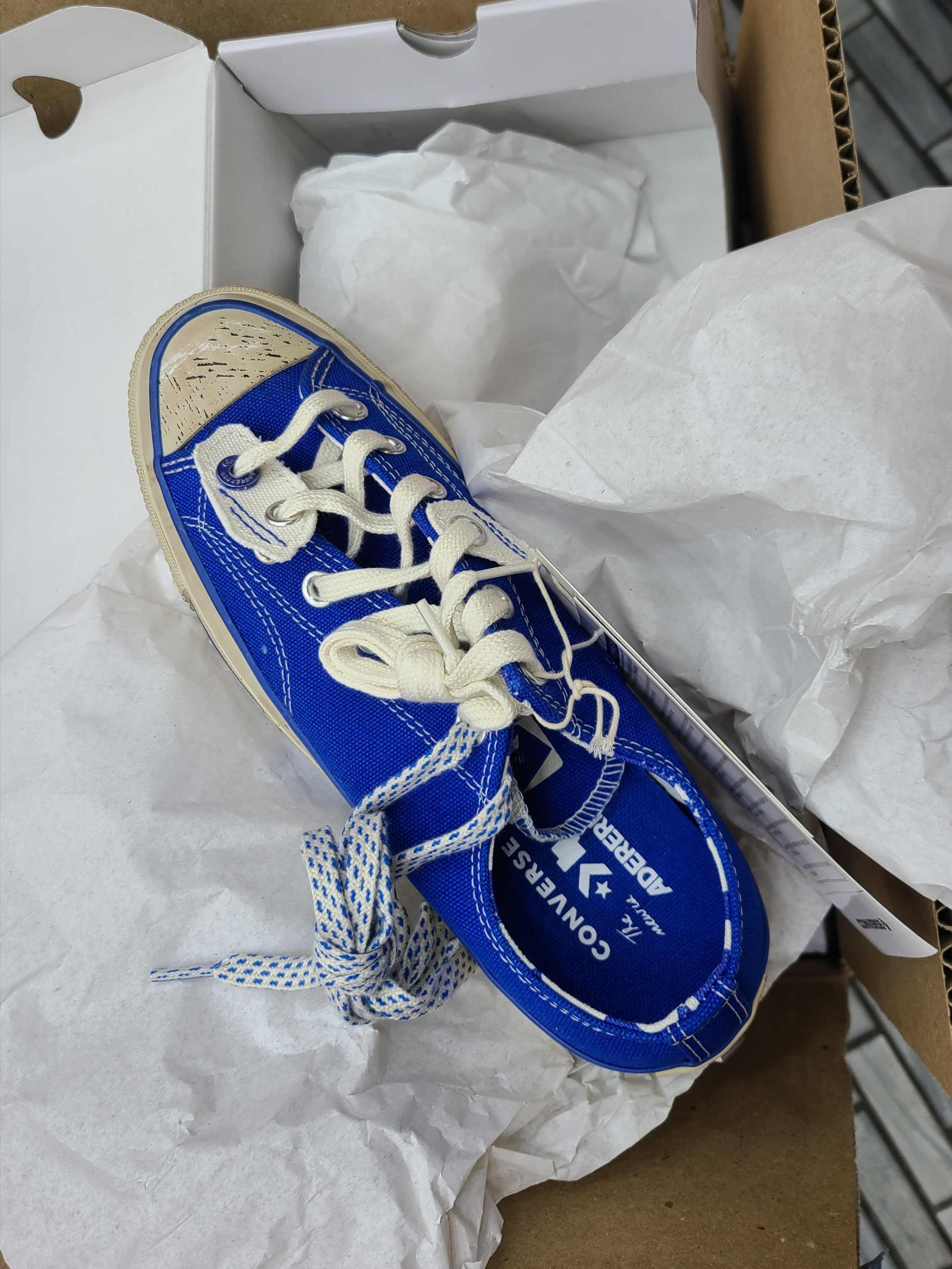 Converse x Ader Error Chuck 70 High White, Converse x Ader Error Chuck 70 Ox Imperial Blue 착용 스타일 - 2