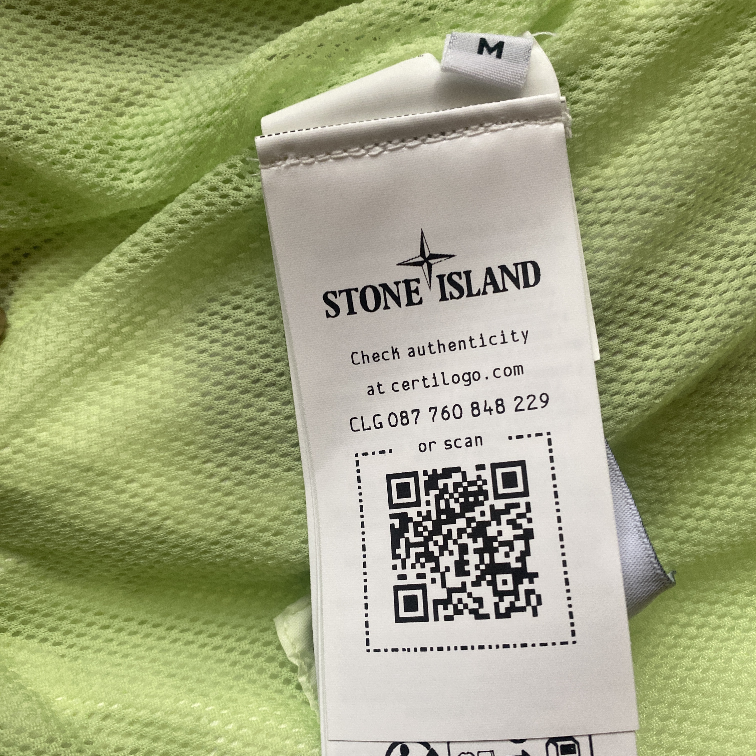 Stone Island 42822 Garment Dyed Crinkle Reps Nylon Blouson Light Green - 23SS 착용 스타일 - 3