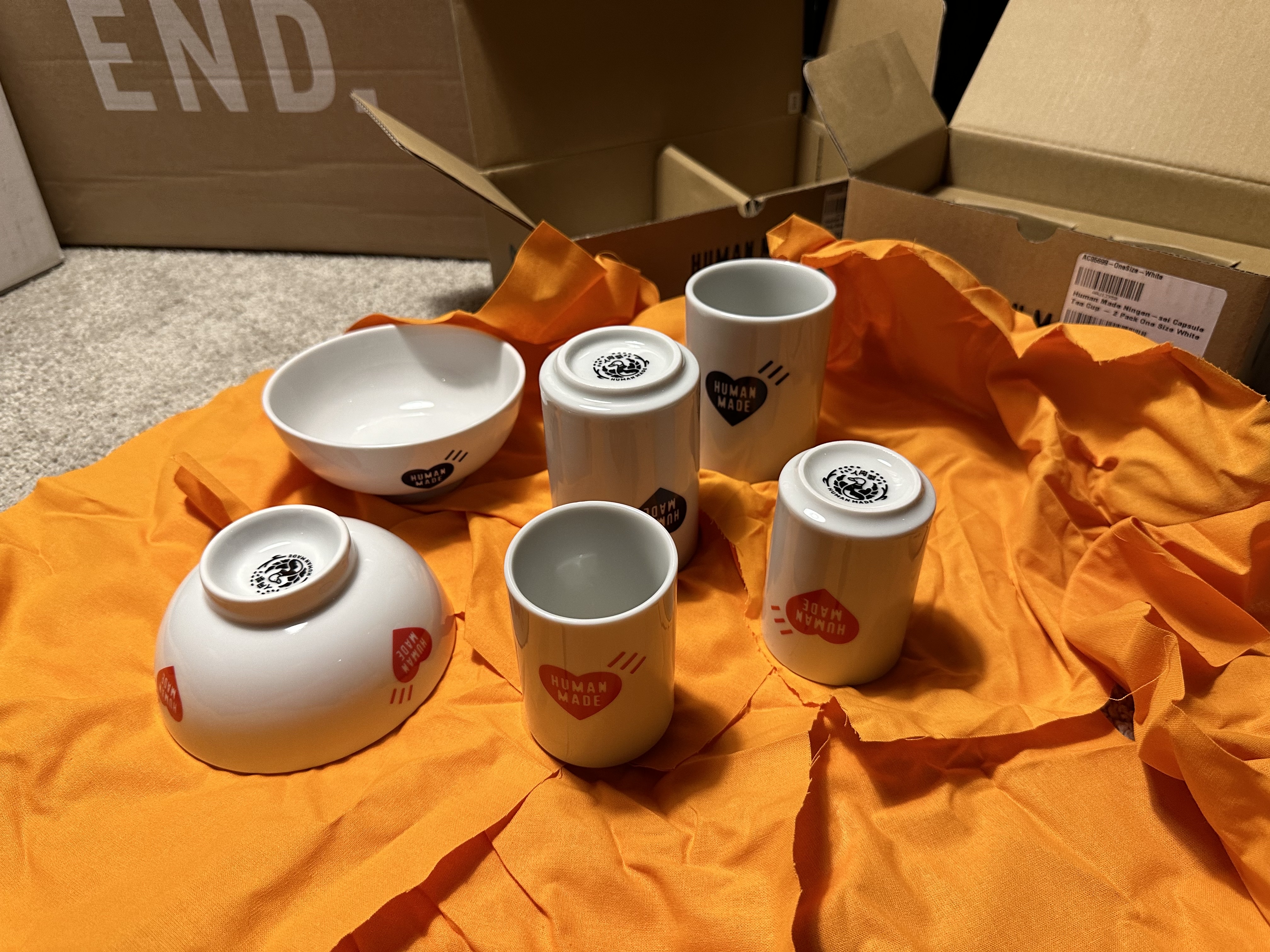 Human Made Matching Tea Cups White (Set of 2), Human Made Matching Rice Bowls White (Set of 2) 착용 스타일 - 4