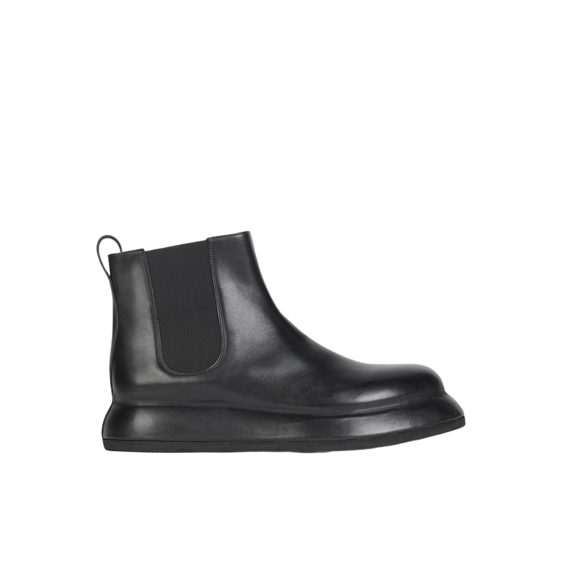 Jacquemus Les Bottes Bricciola Sculpted Chelsea Boots Black 상세 이미지 1