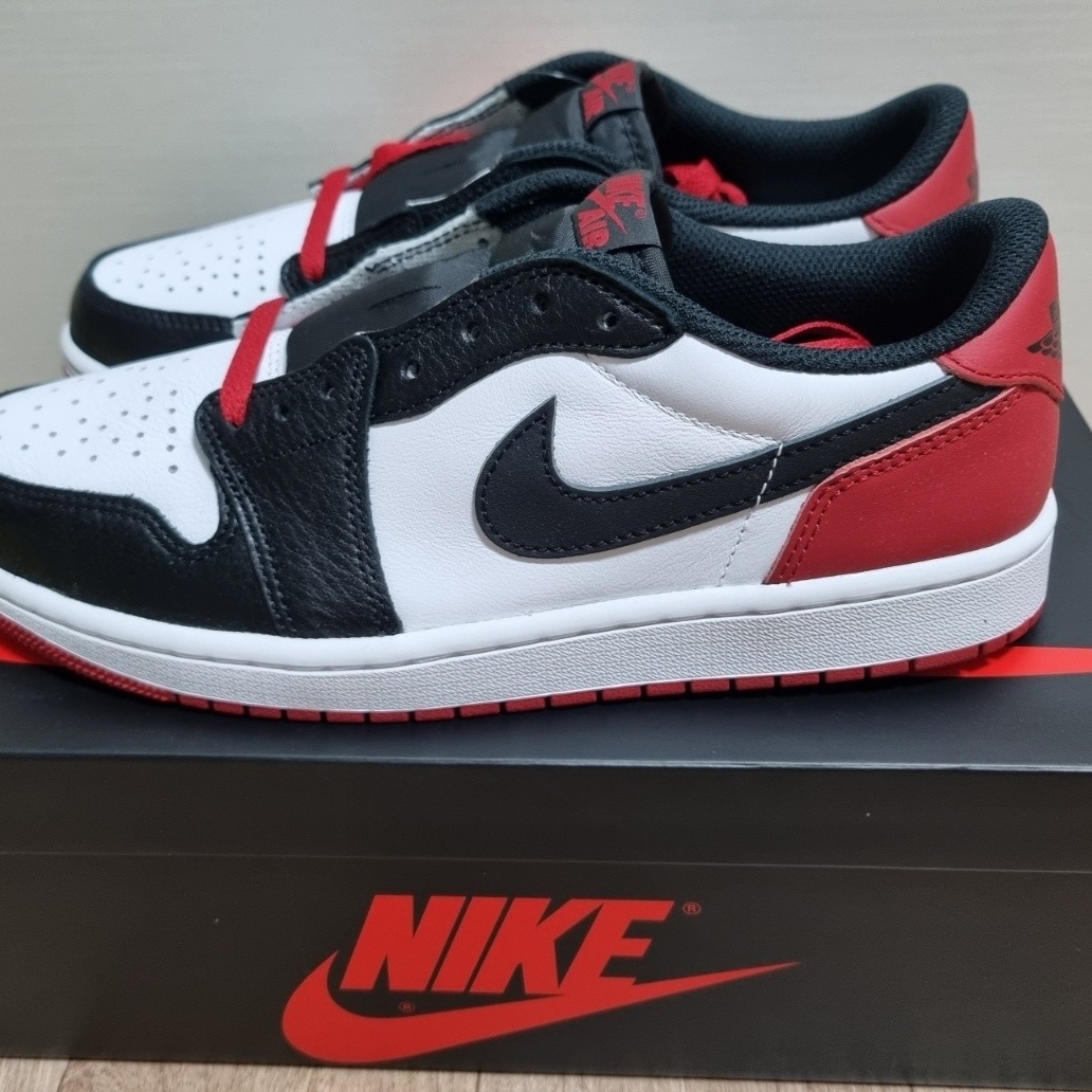 Jordan 1 Retro Low OG Black Toe 착용 스타일