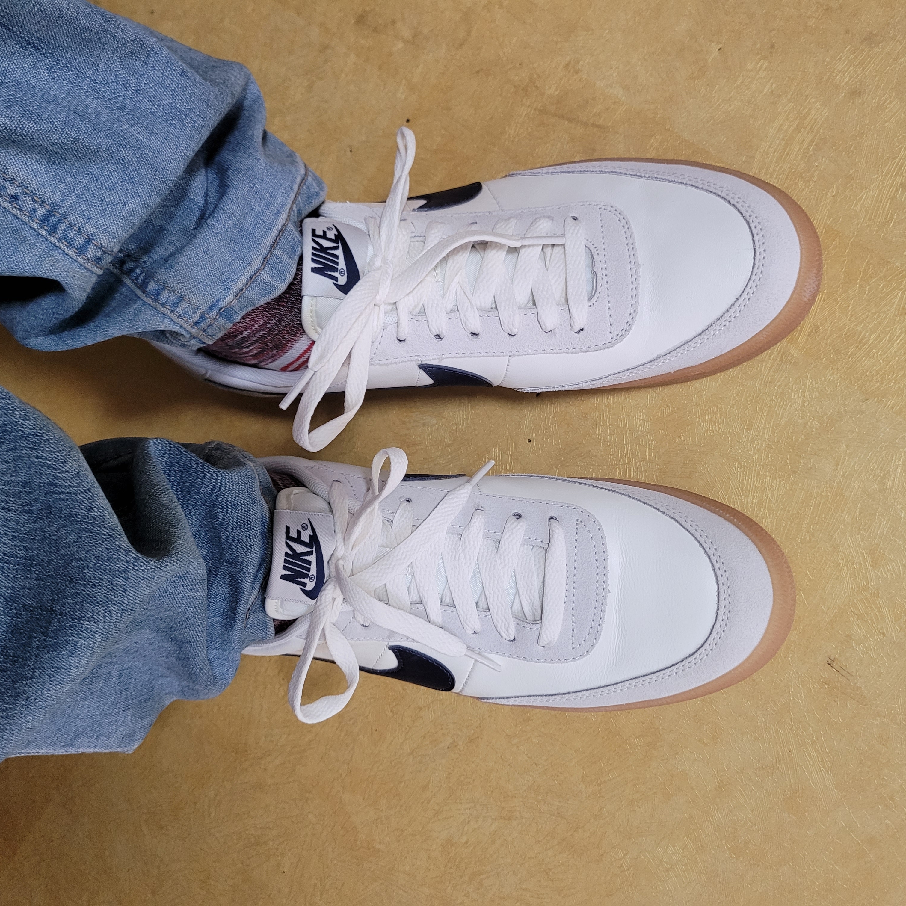 Nike x J.Crew Killshot 2 Sail Midnight Navy 착용 스타일 - 2