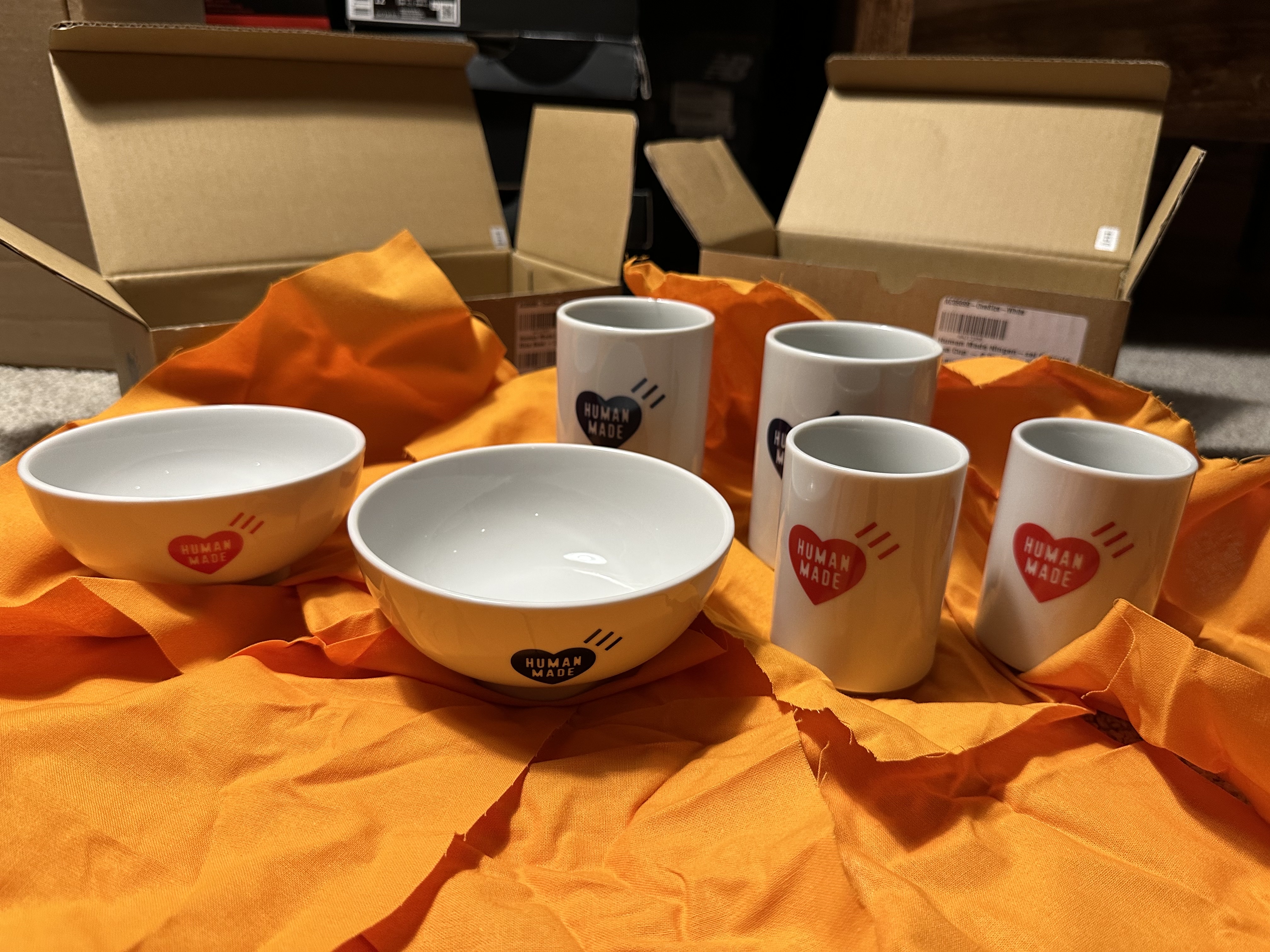 Human Made Matching Tea Cups White (Set of 2), Human Made Matching Rice Bowls White (Set of 2) 착용 스타일 - 3
