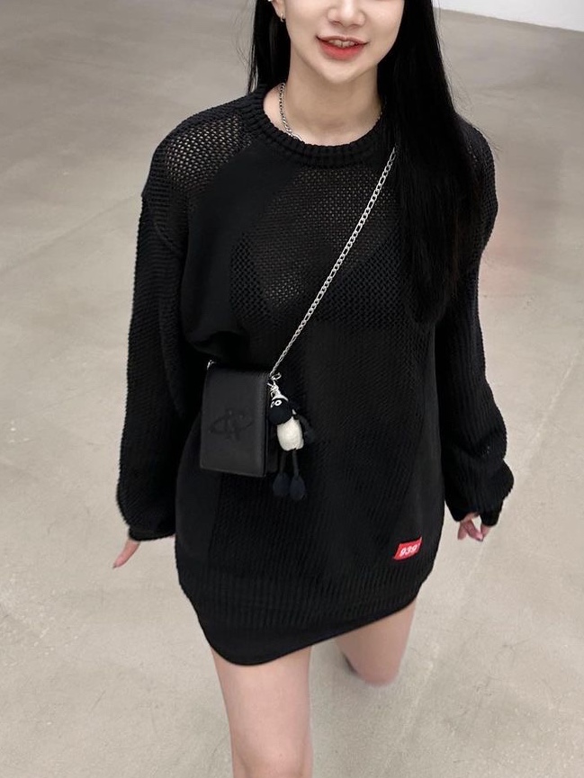 For Appeal Cigarette Wallet Bag Black 착용 스타일