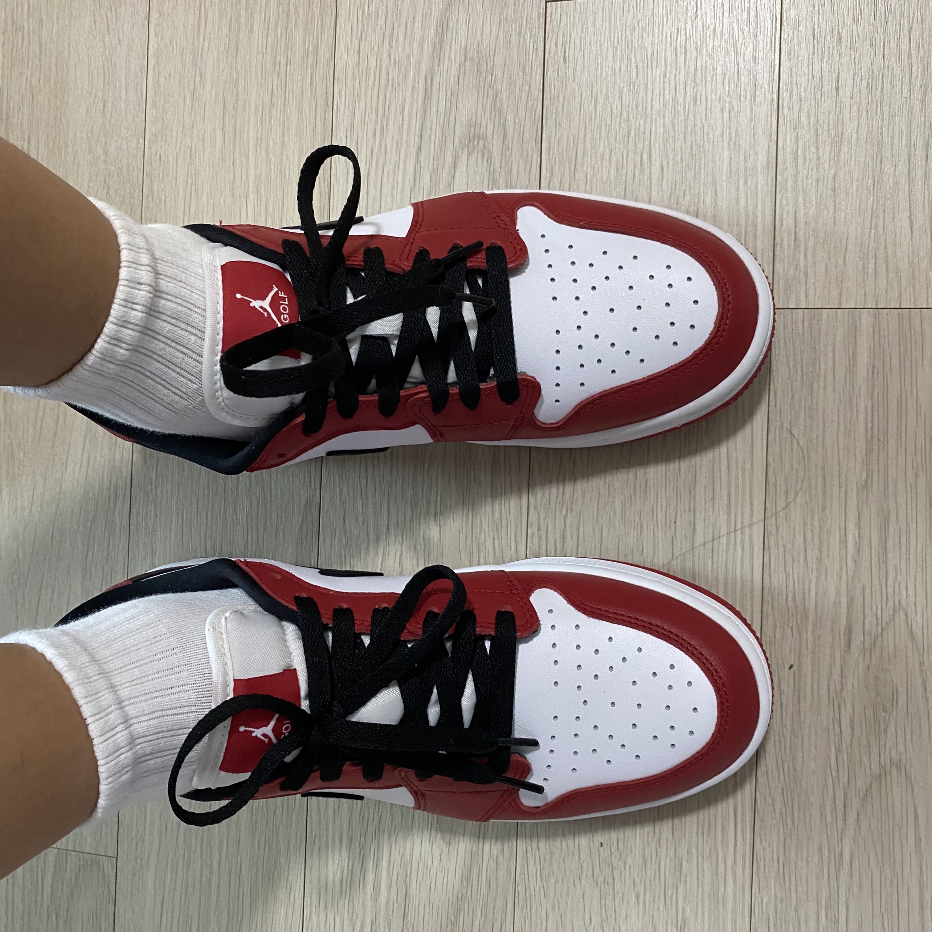 Jordan 1 Low Golf Chicago 착용 스타일