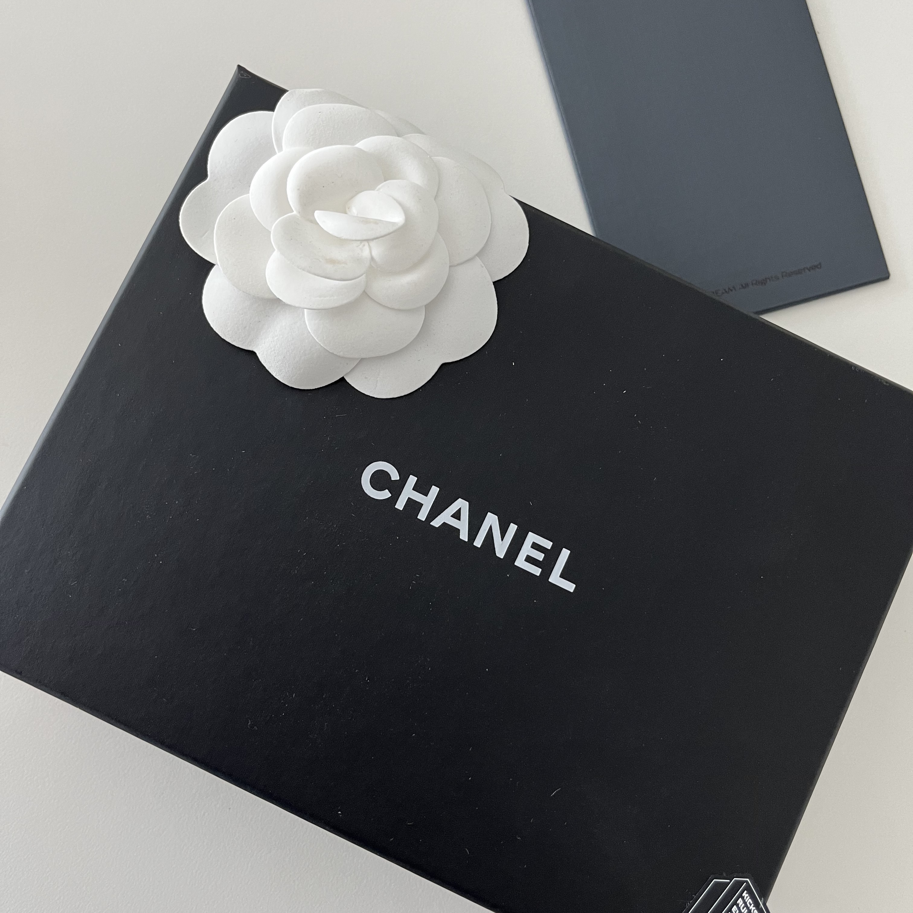 Chanel Small Classic Flap Wallet Grained Calfskin & Silver Black 착용 스타일 - 1