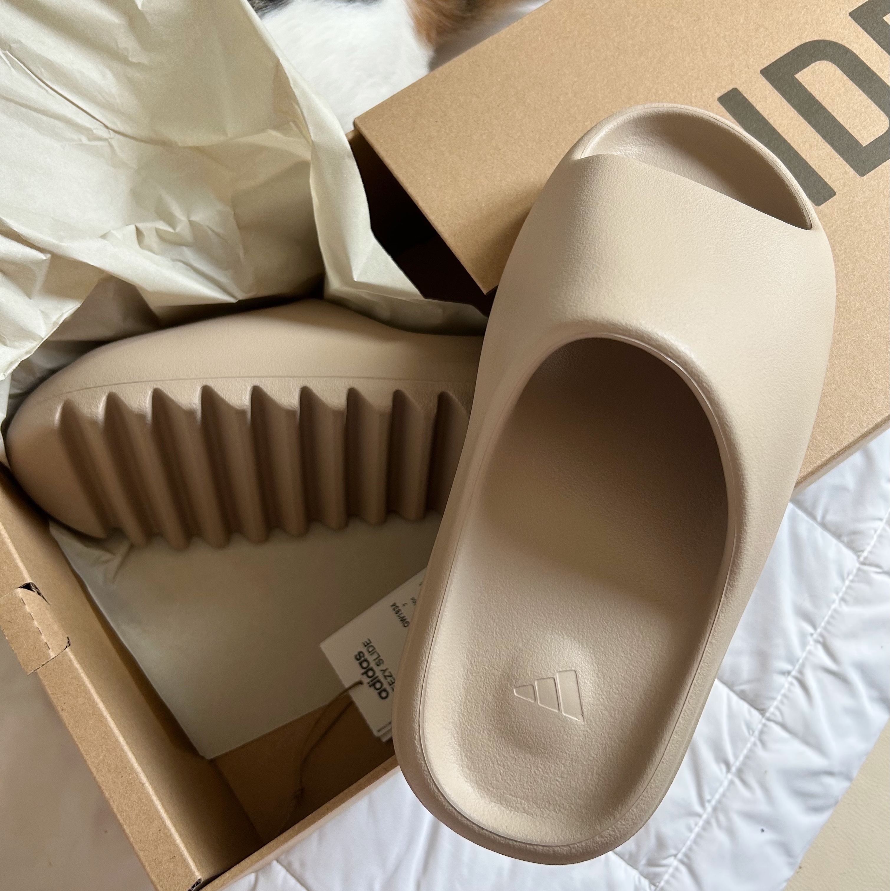 Adidas Yeezy Slide Pure - Re-Release Ver. 착용 스타일