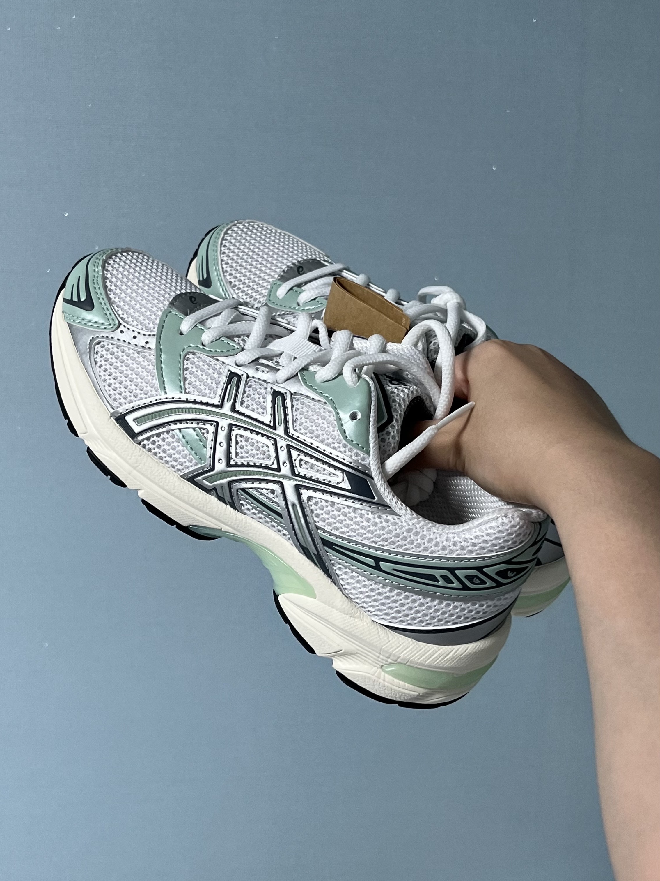 Asics x Naked Gel-1130 White Pure Silver 착용 스타일 - 1