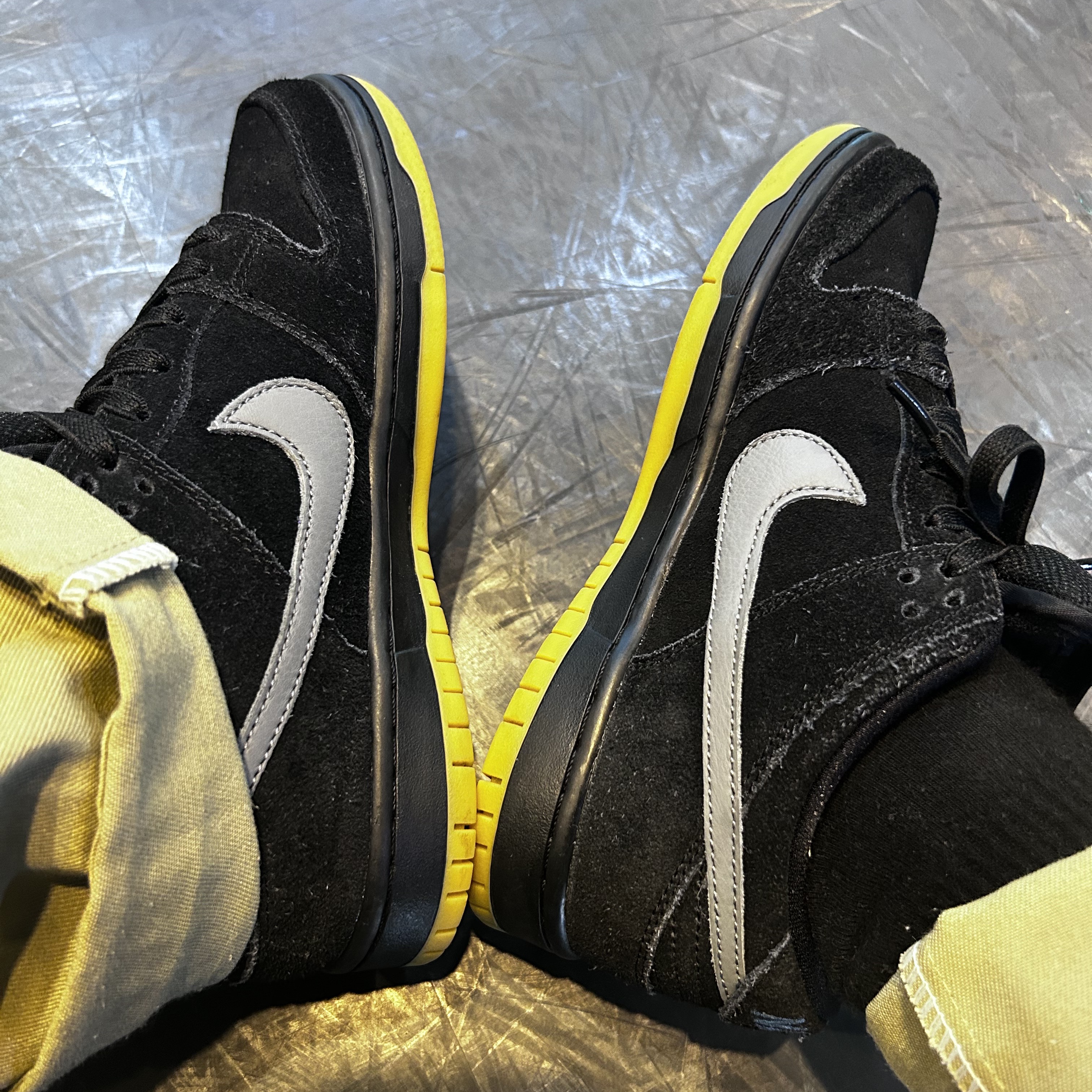 Nike SB Dunk Low Pro Black Cool Grey 착용 스타일