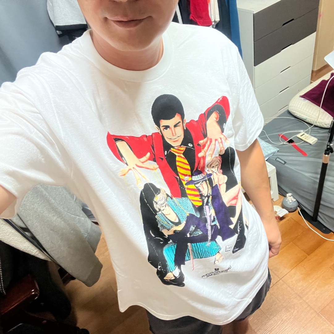 Supreme x Undercover Lupin T-Shirt White - 23SS 착용 스타일