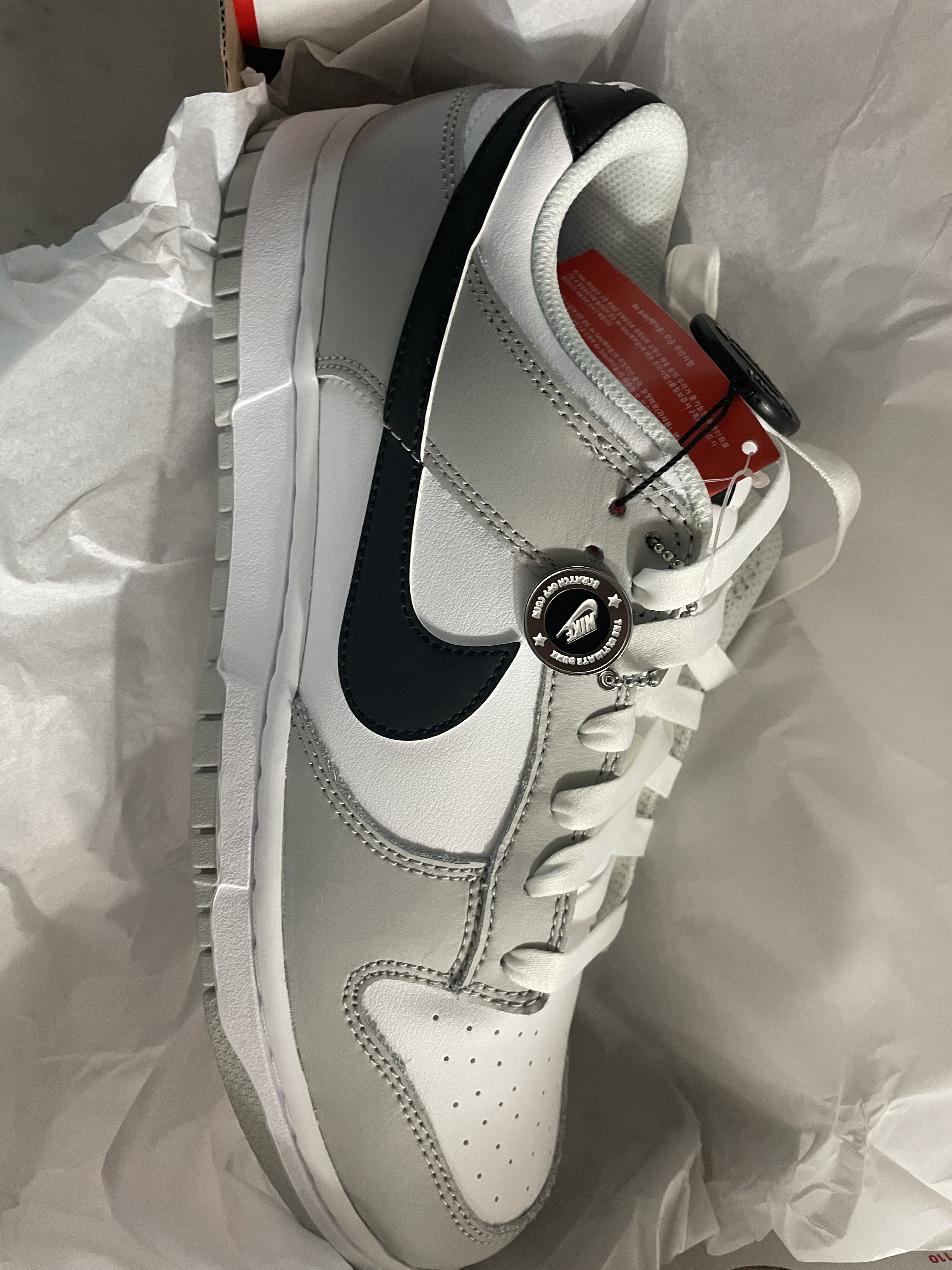 Nike Dunk Low Retro SE Jackpot Grey Fog 착용 스타일