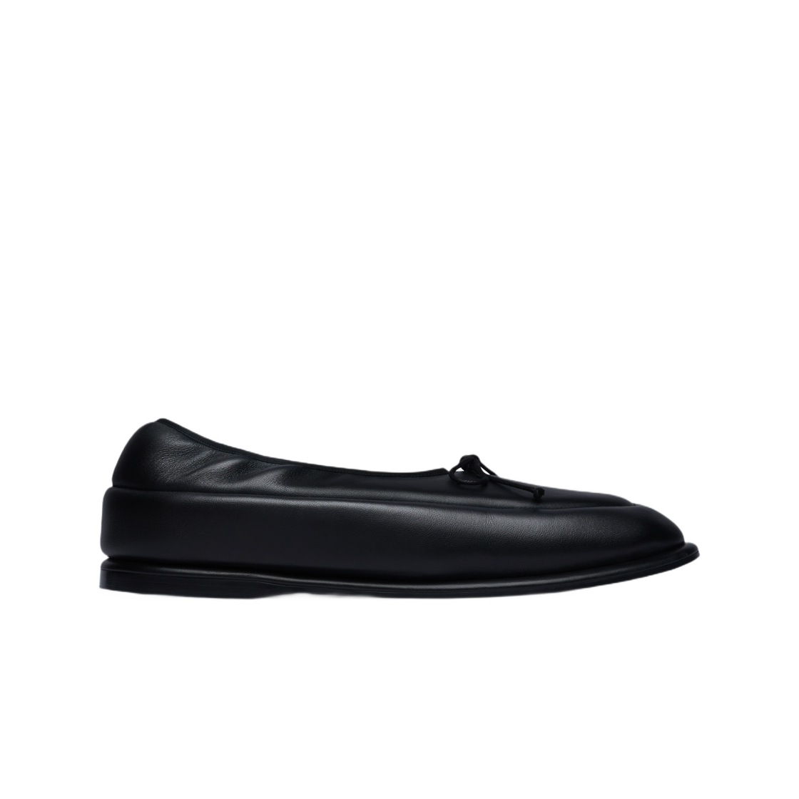 자크뮈스 레 쇼슈흐 필루 소프트 발레리나 슈즈 블랙(Jacquemus Les Chaussures Pilou Soft Ballerina Shoes Black)