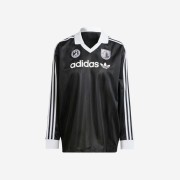 (W) Adidas Football Long Sleeve T-Shirt Black - US Sizing