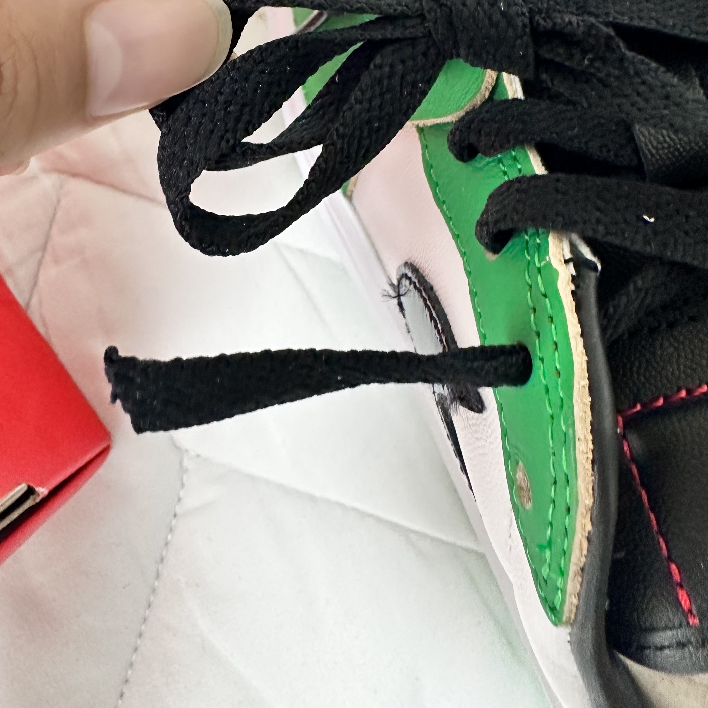 (W) Jordan 1 Elevate Low SE Lucky Green 착용 스타일 - 1