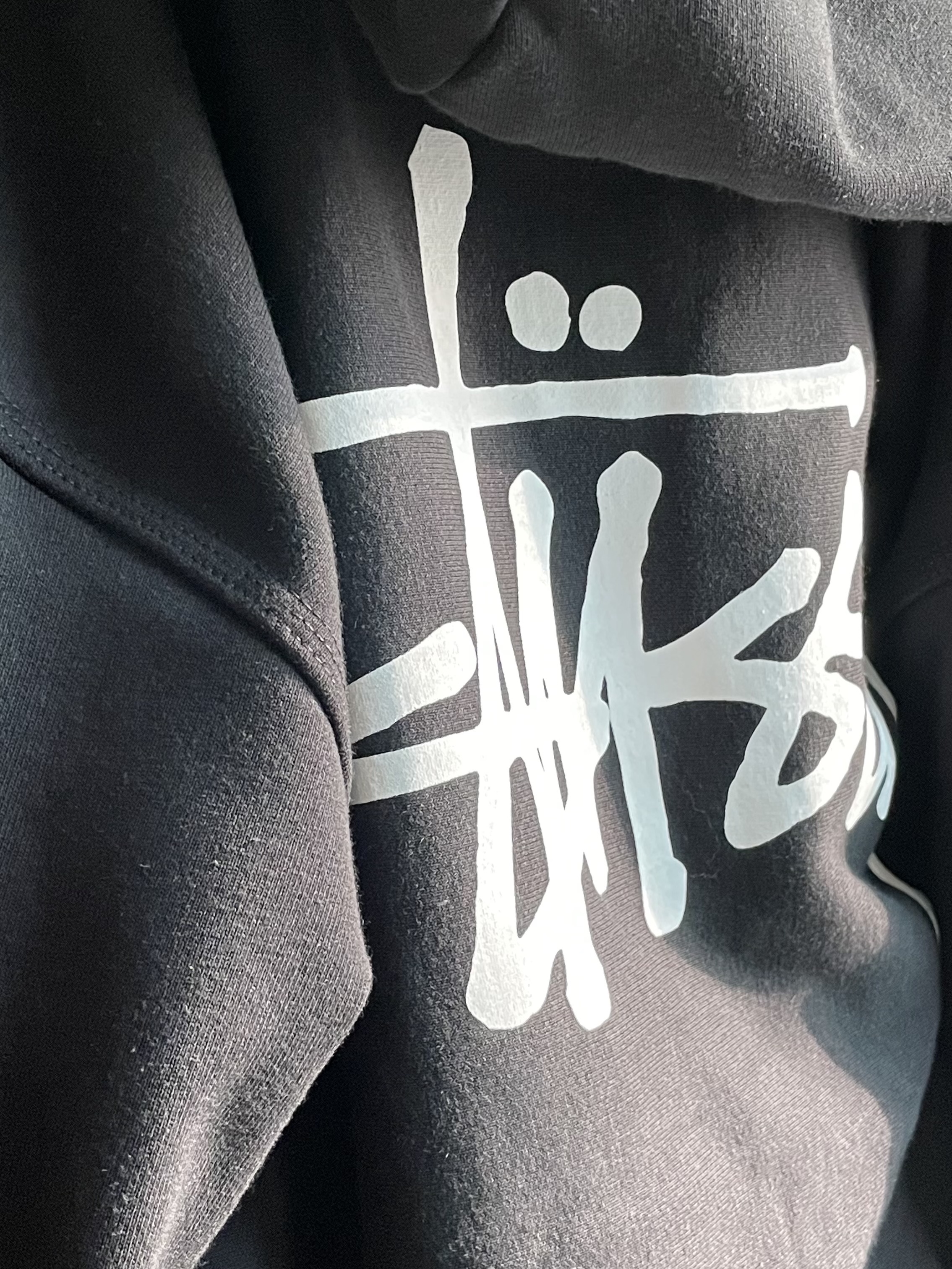 Stussy Basic Stussy Zip Hoodie Black 2022, Apple AirPods Max Lightning Silver (Korean Ver.) 착용 스타일 - 2