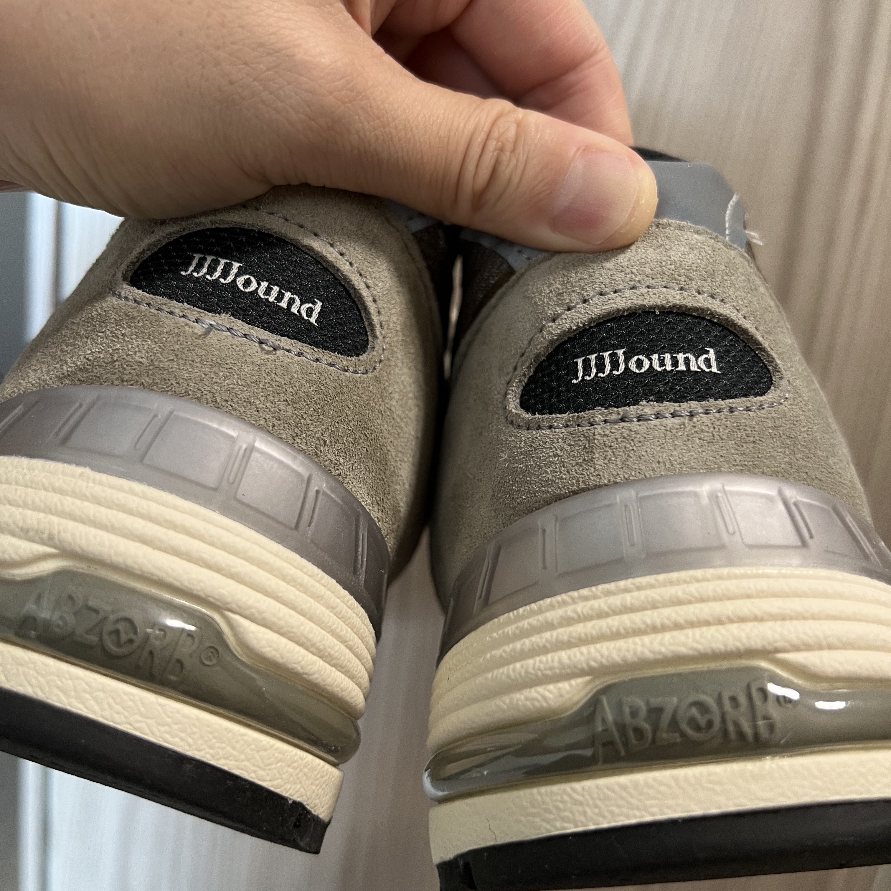 New Balance x JJJJound 991 Made in UK Grey 착용 스타일 - 1