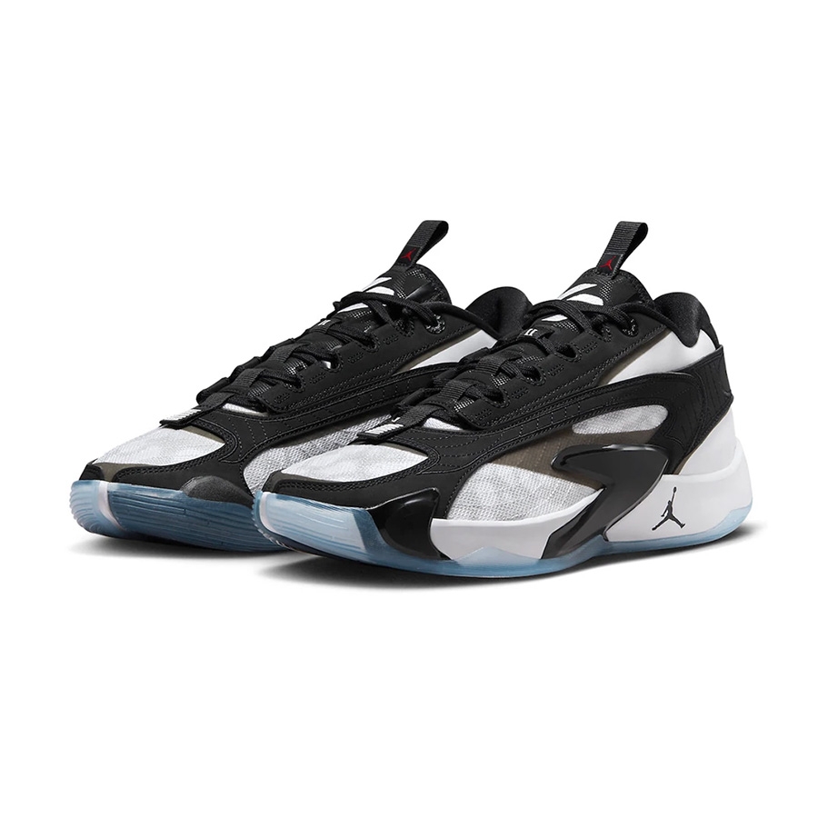 Jordan Luka 1 Next Nature PF Wolf Grey Kumquat, Jordan Luka 1 PF White Bleached Coral 착용 스타일 - 3