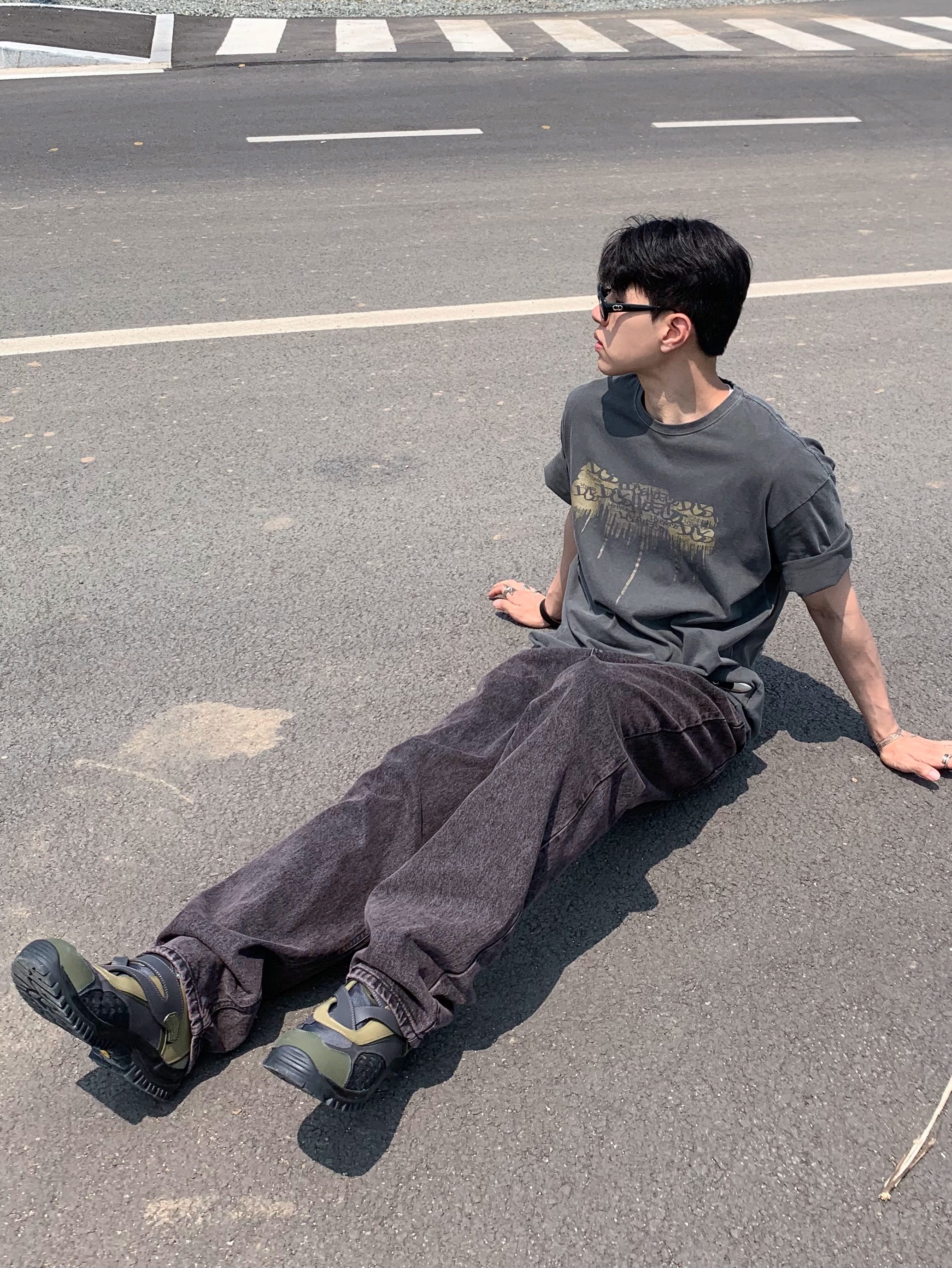 Kiko Kostadinov Harkman Shoes Moss Stone Castlerock 착용 스타일 - 3