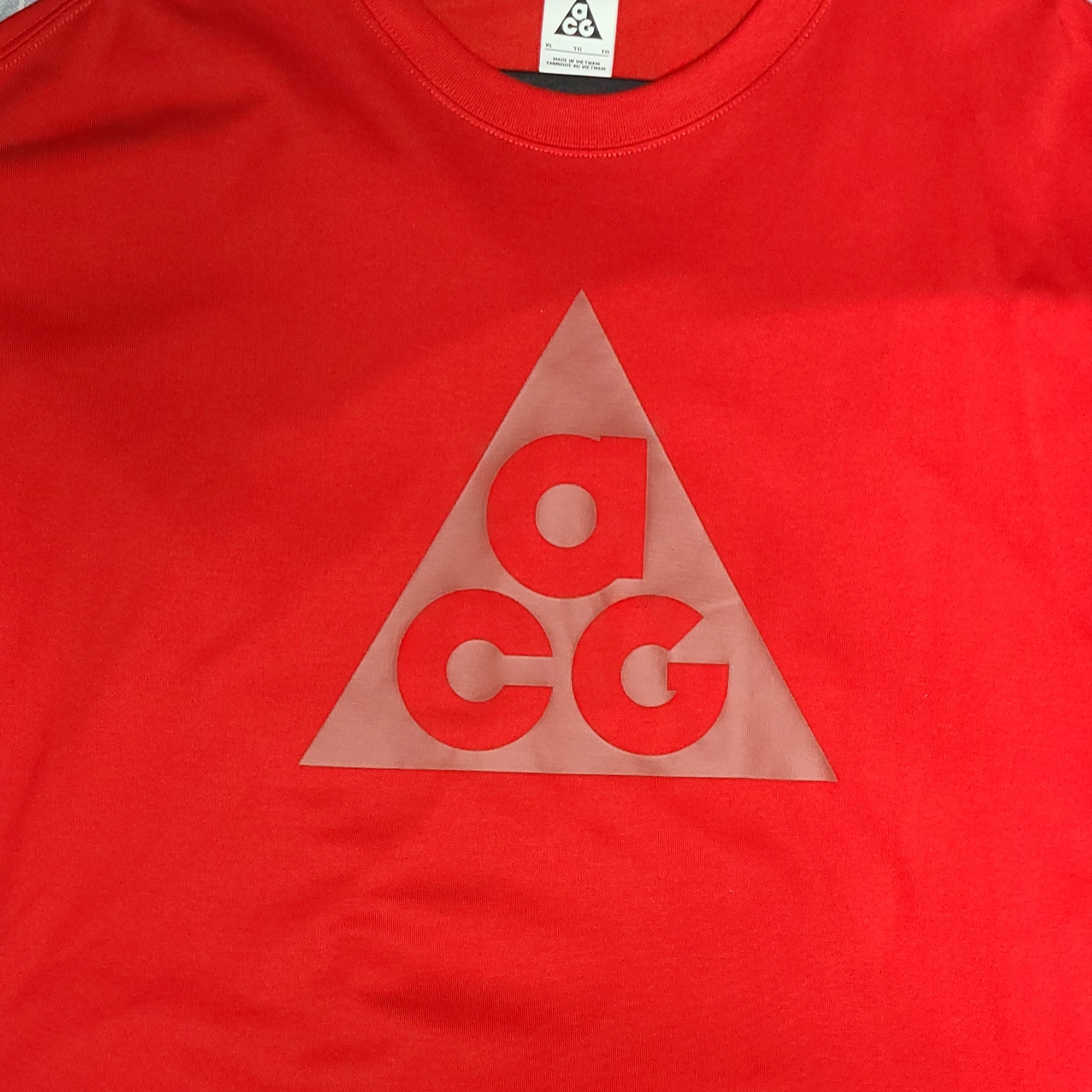 Nike ACG HBR Short Sleeve T-Shirt University Red - US/EU 착용 스타일 - 2