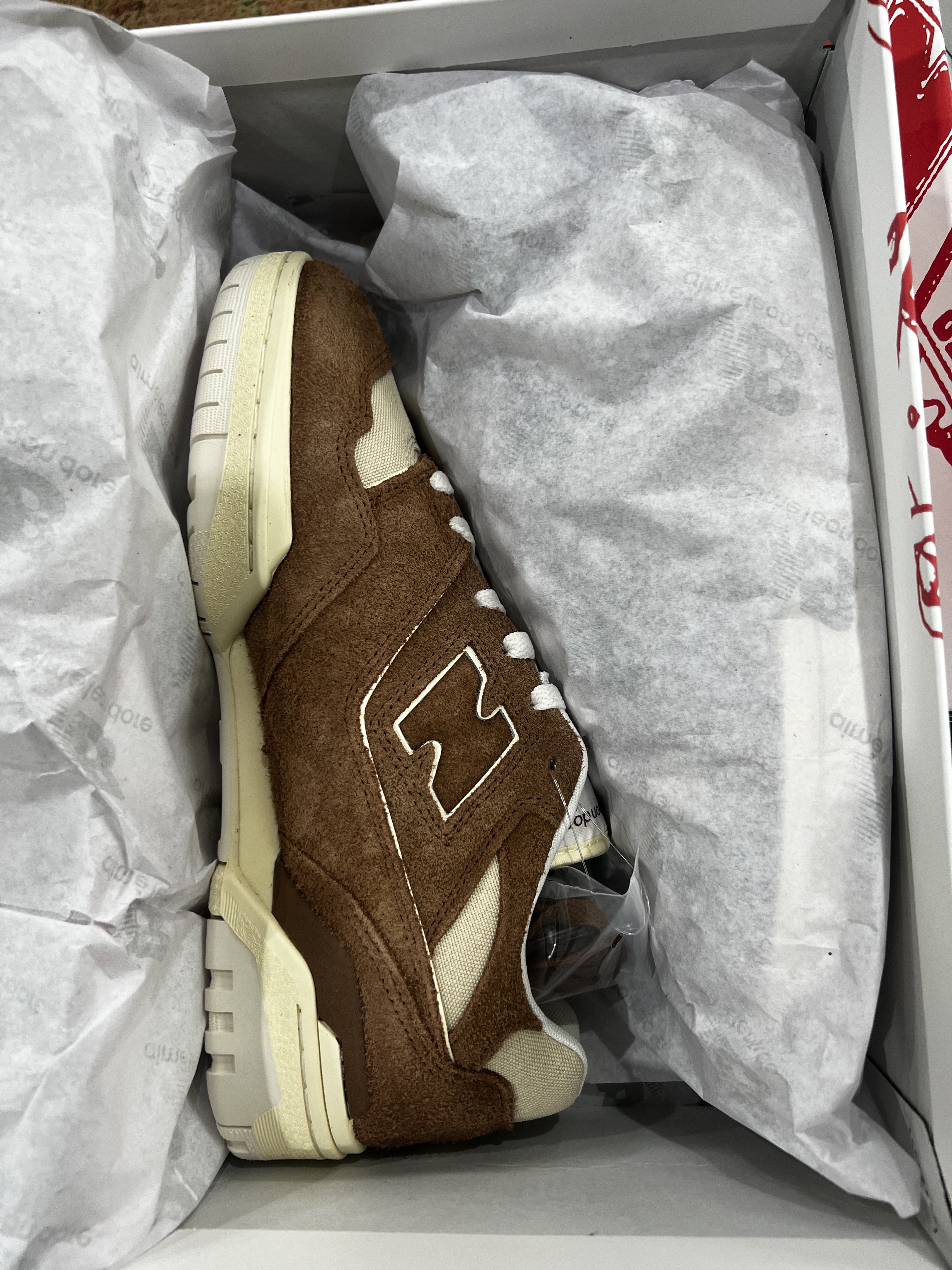 New Balance x Aime Leon Dore 550 True Brown 착용 스타일