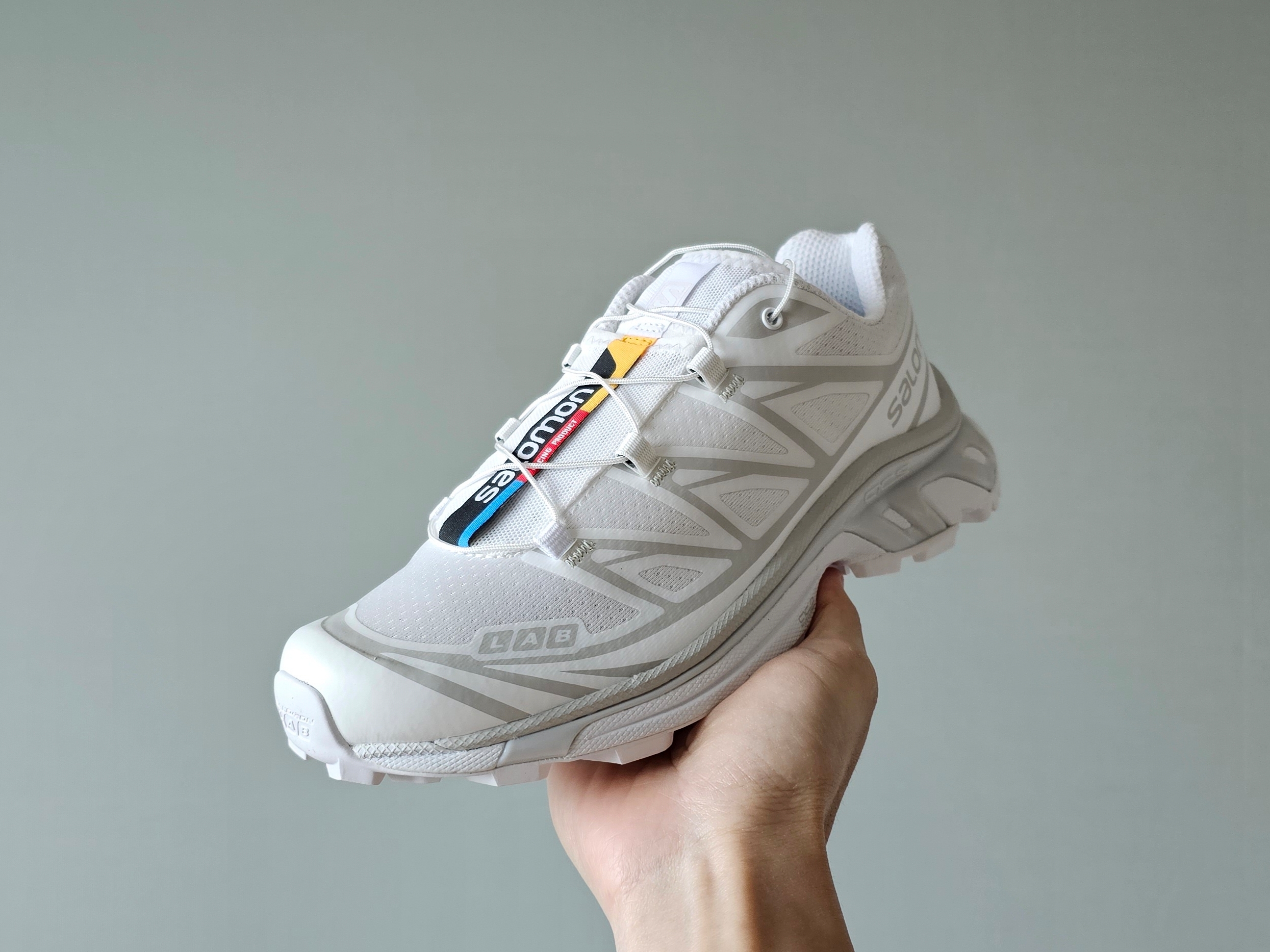 Salomon XT-6 ADV White 착용 스타일