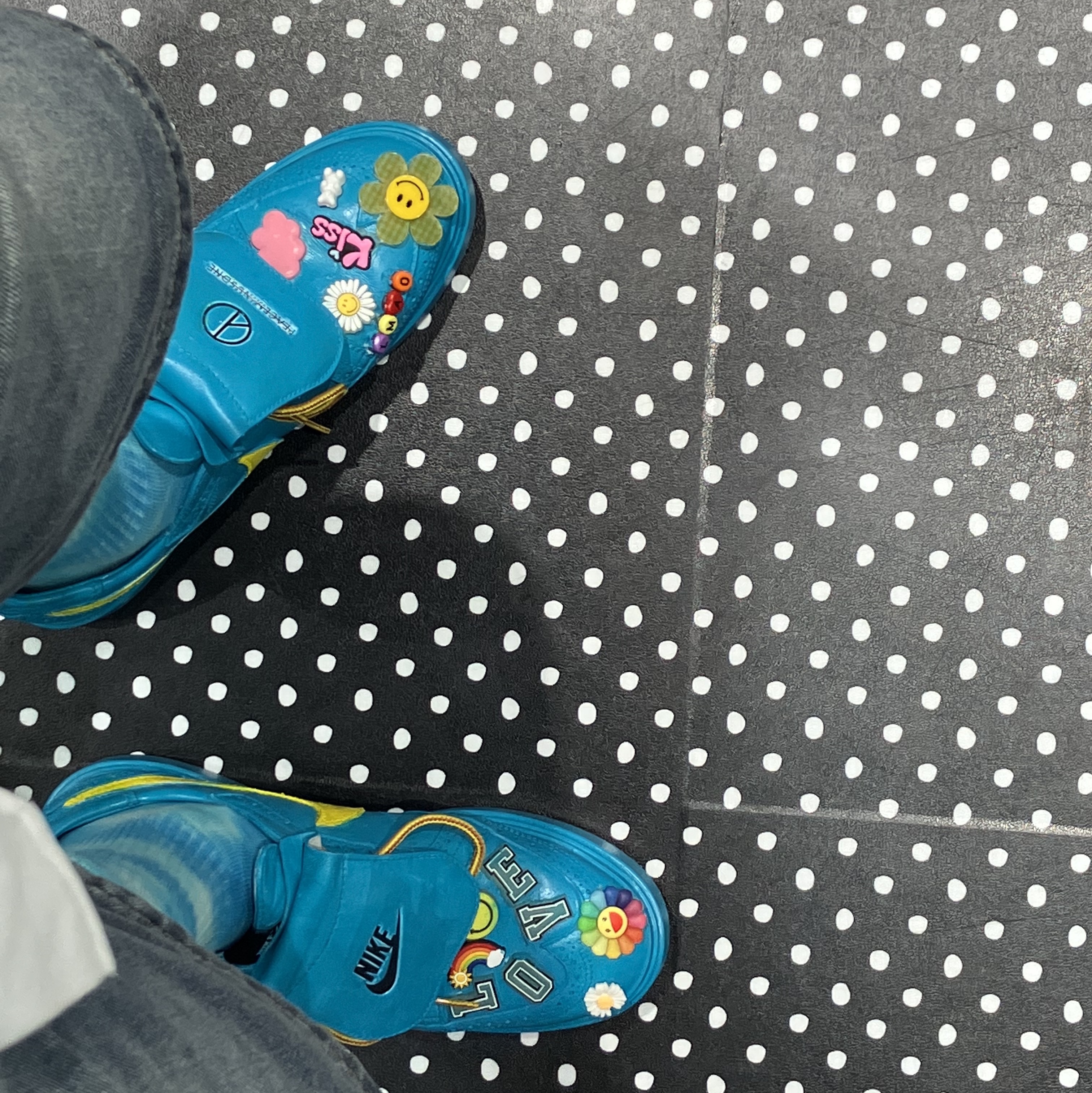 Nike x Peaceminusone Kwondo1 White 착용 스타일 - 3