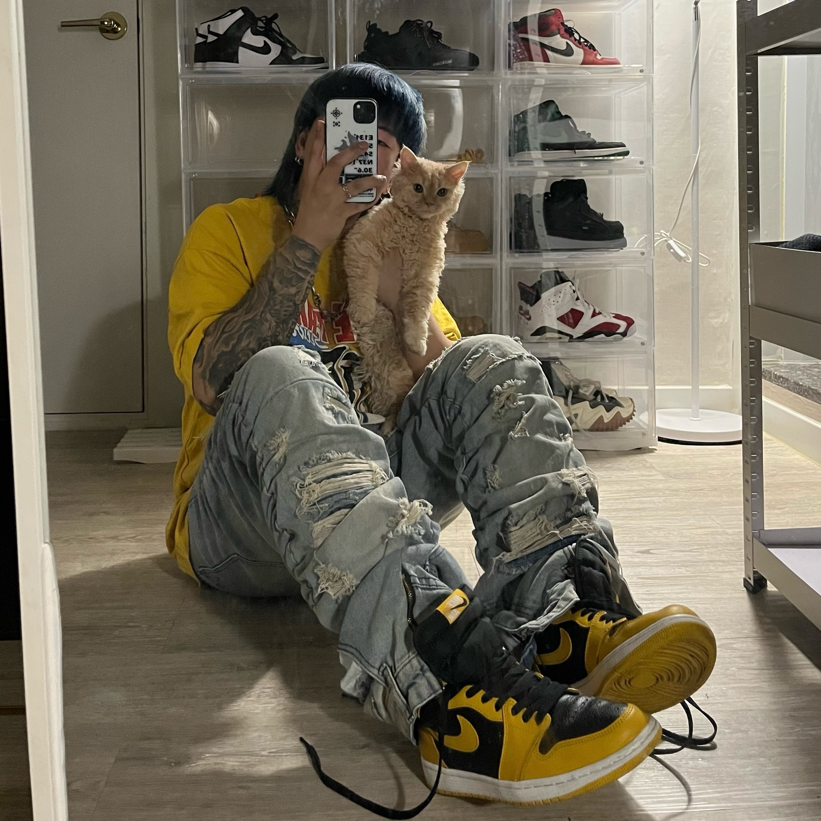 Jordan 1 Retro High OG Pollen 착용 스타일