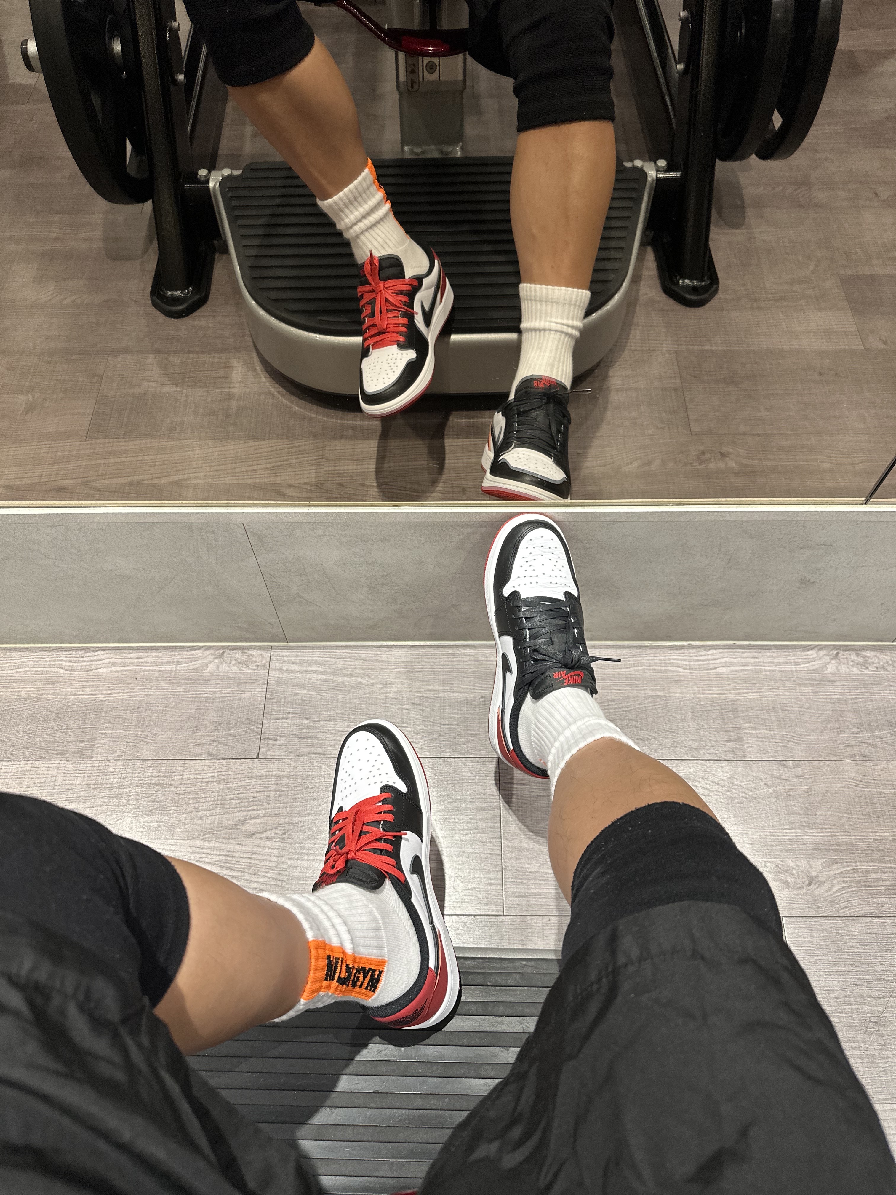 Jordan 1 Retro Low OG Black Toe 착용 스타일