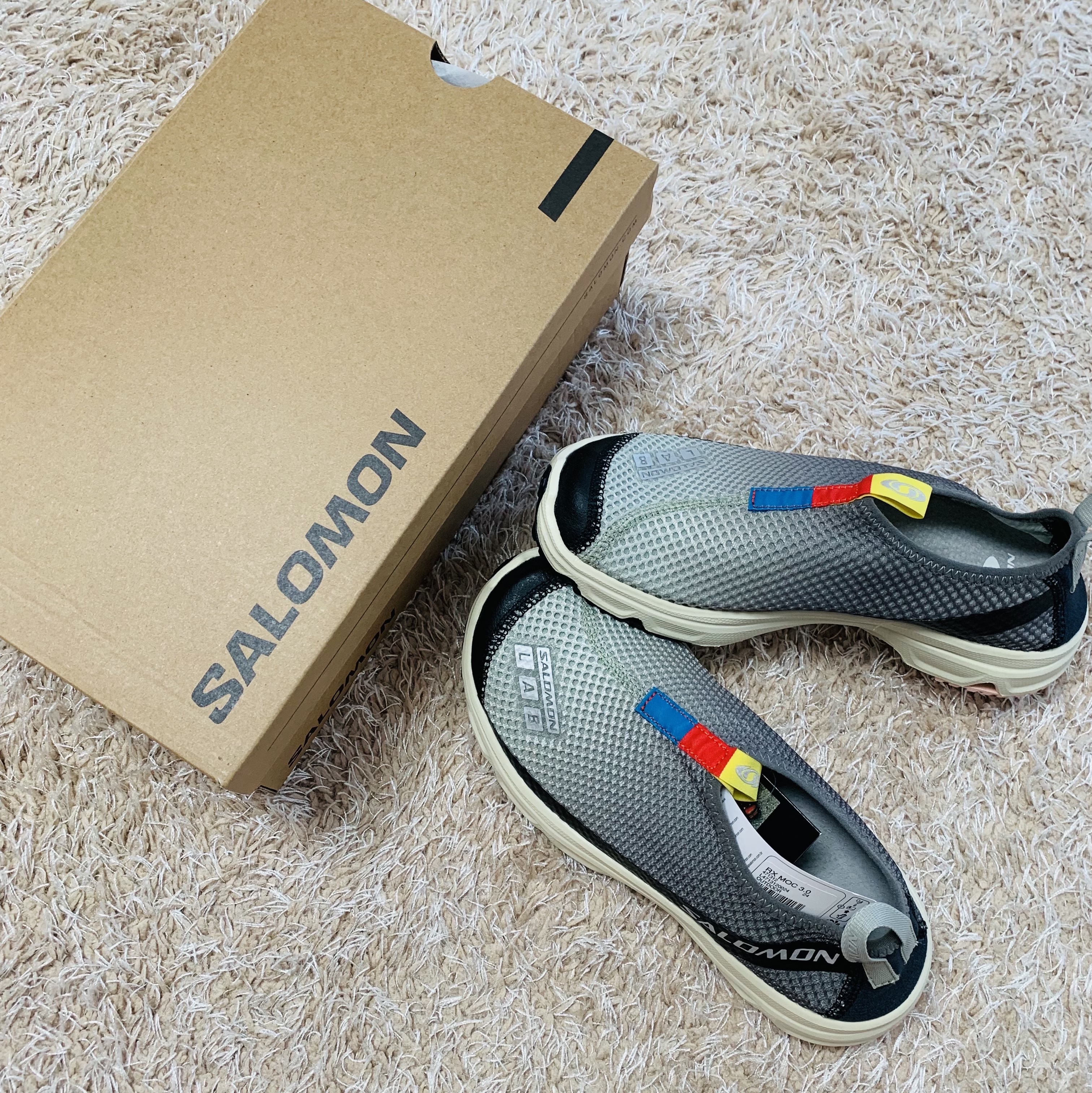 Salomon RX Moc 3.0 Pewter Desert 착용 스타일