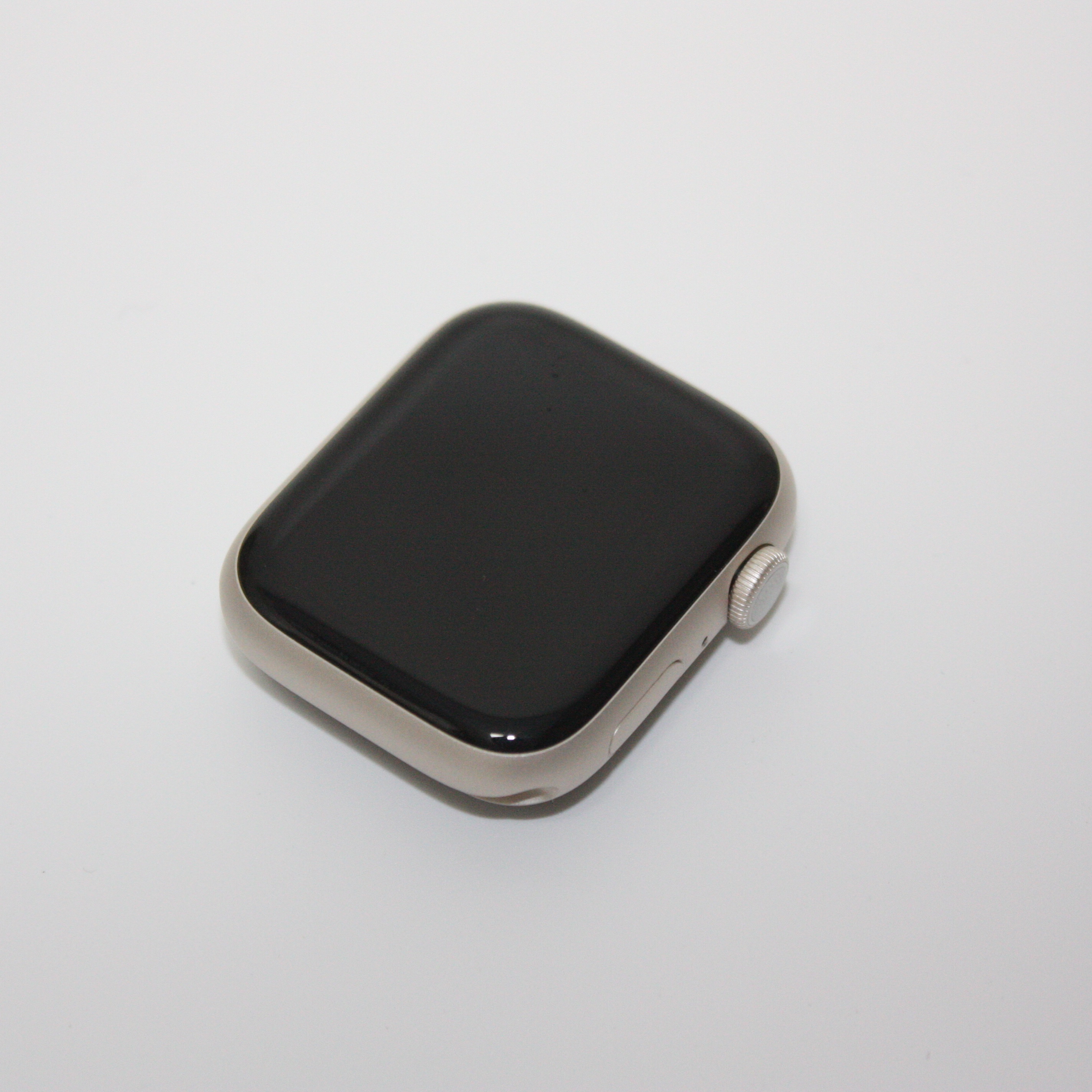 Apple Watch Nike Series 7 45mm GPS Starlight Aluminum Case with Nike Sport Band Pure Platinum Black (Korean Ver.) 착용 스타일 - 2