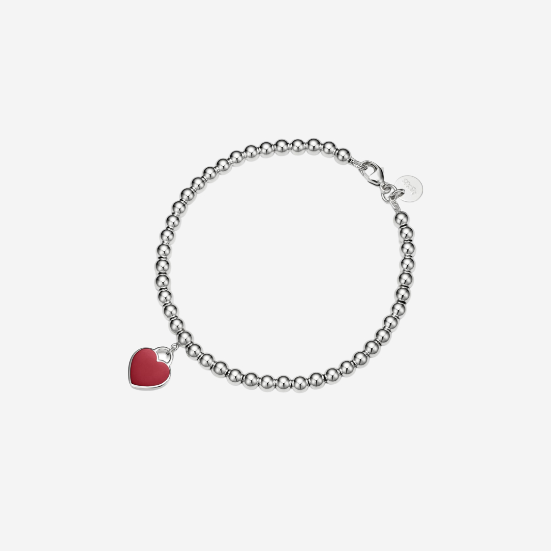 Tiffany bracelet red heart discount