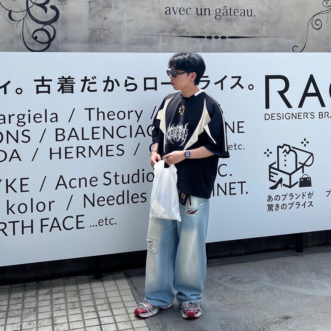 Ourpas 062 Jersey Black 착용 스타일