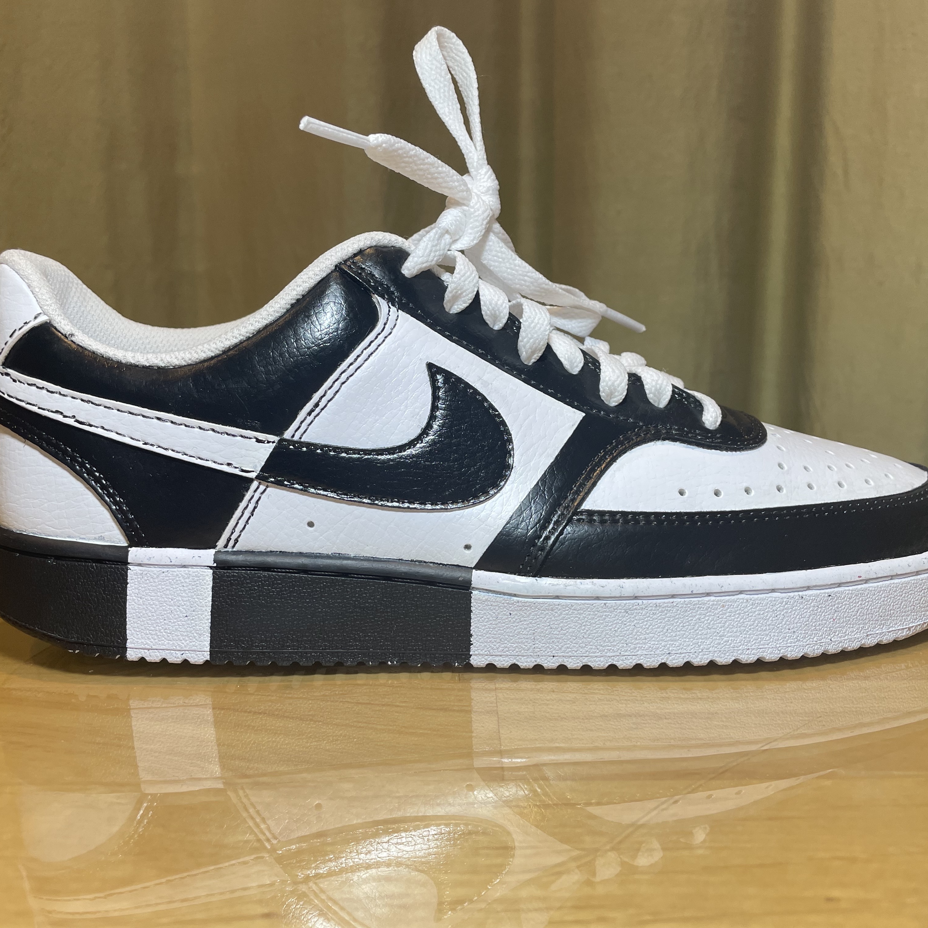 Nike Court Vision Low Next Nature White 착용 스타일