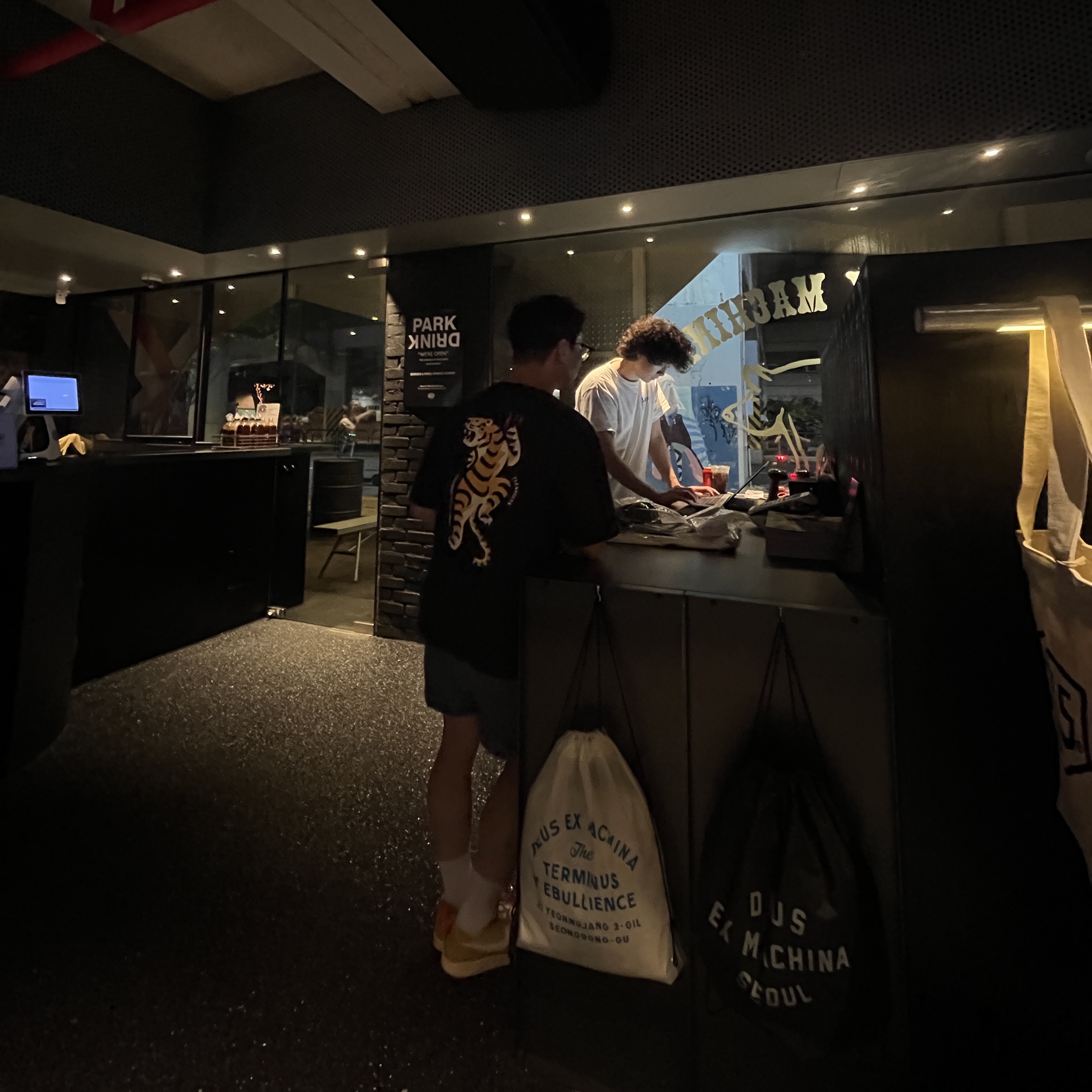 Nike x Tom Sachs General Purpose Shoe Archive, Human Made Graphic T-Shirt #11 Black 착용 스타일