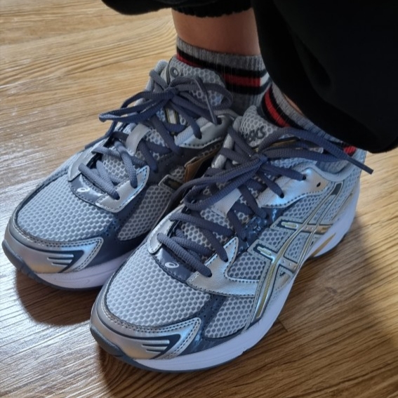Asics Gel-1130 Polar Shade Pure Silver 착용 스타일 - 2