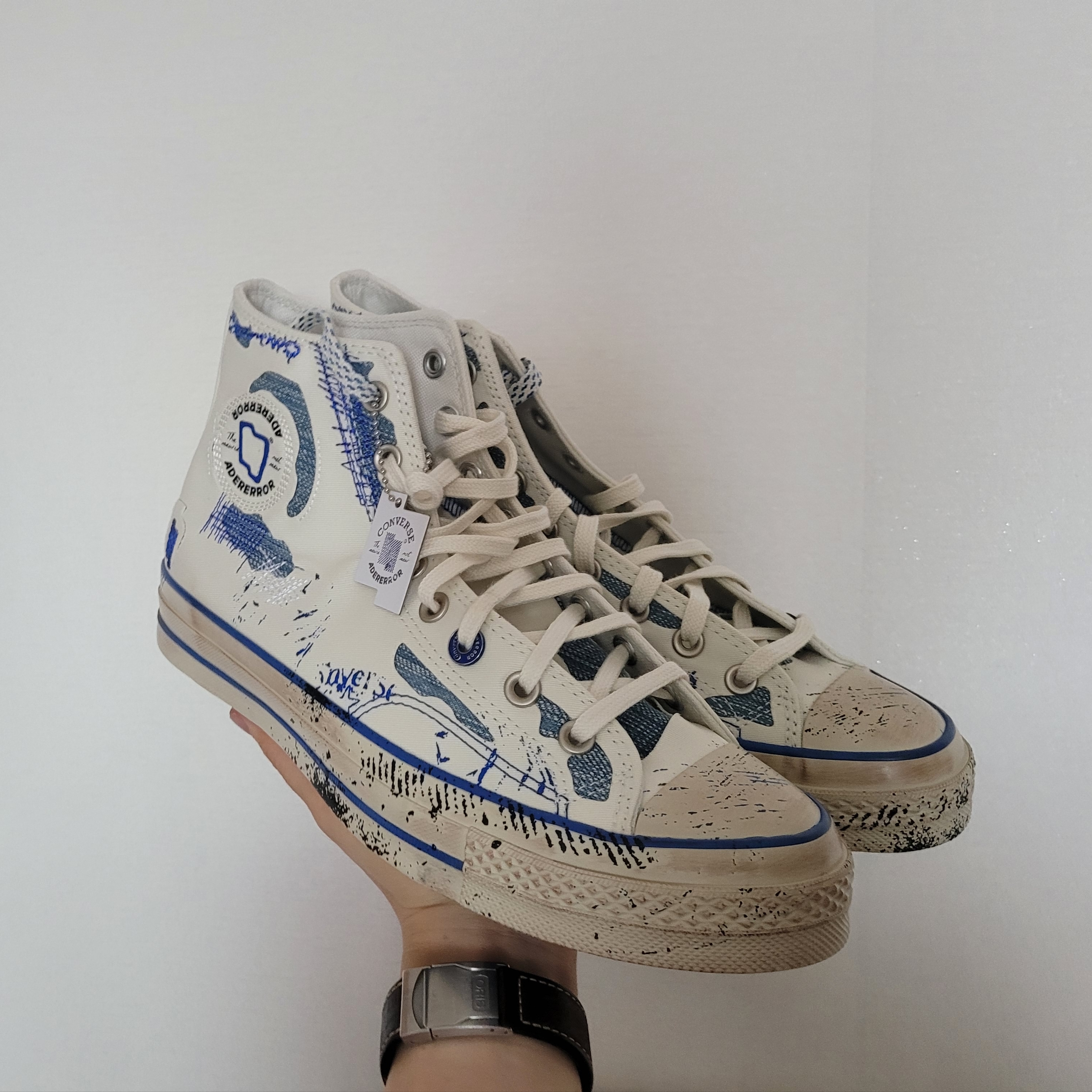 Converse x Ader Error Chuck 70 High White 착용 스타일 - 3