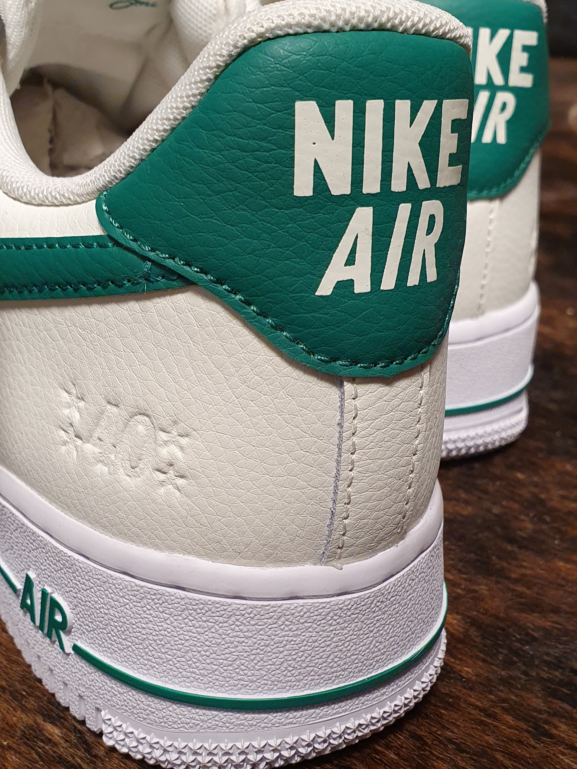 Nike Air Force 1 '07 LV8 40th Anniversary Join Forces Sail Malachite 착용 스타일 - 3