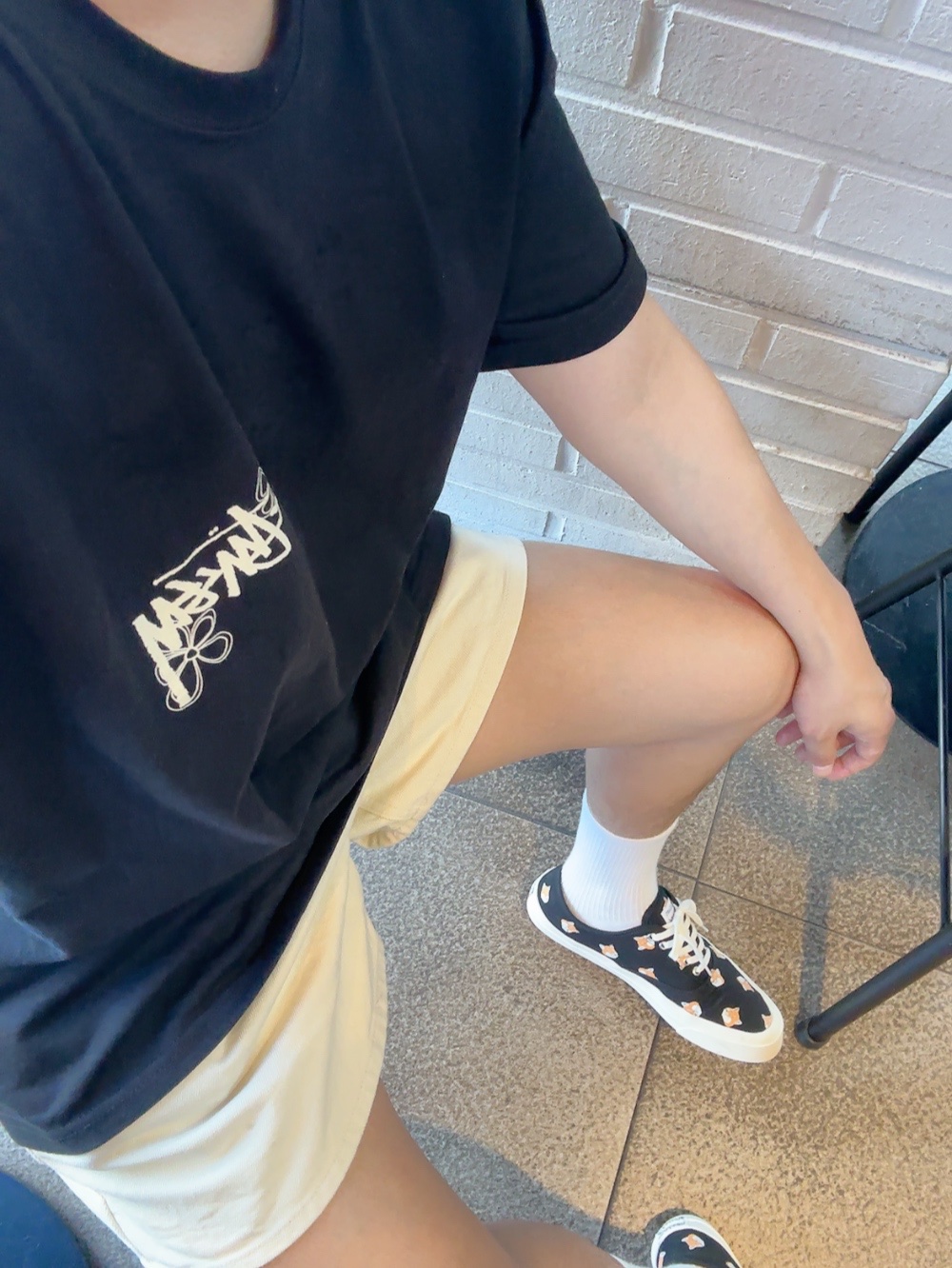Stussy Summer LB T-Shirt Black 착용 스타일 - 3