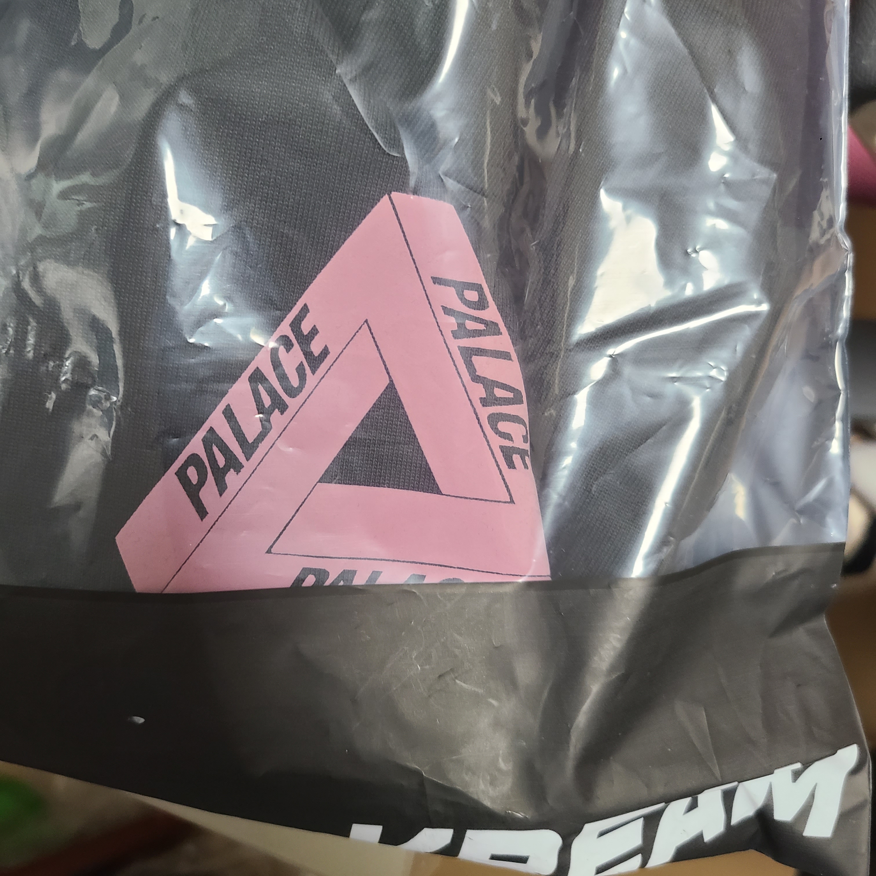 Palace Tri-Puff Print Zip Hood Black - 23SS 착용 스타일 - 2