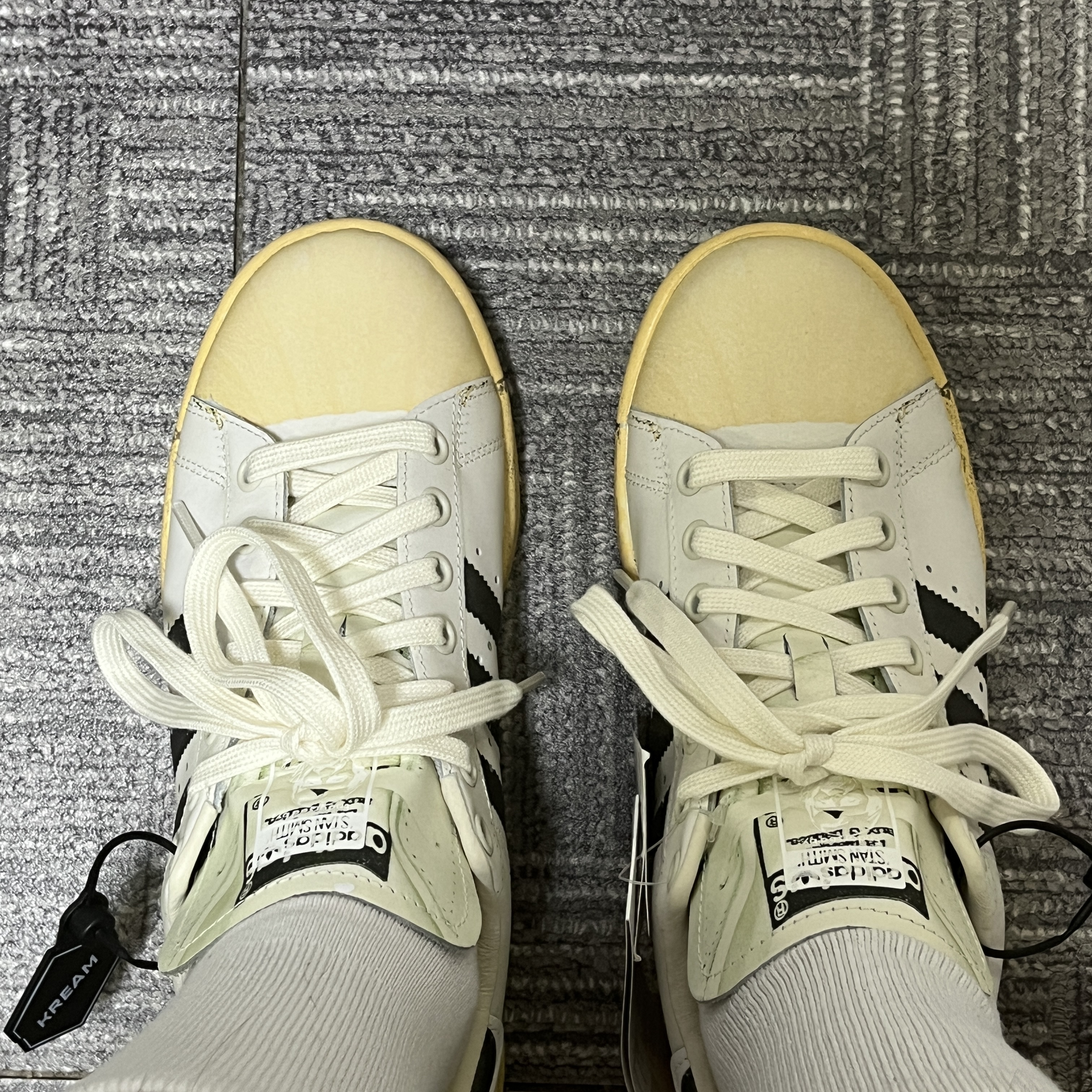 Adidas Stan Smith Superstan White Black 착용 스타일