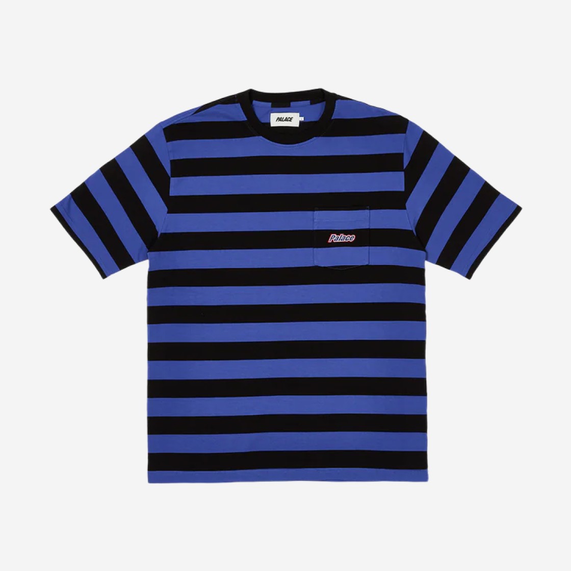 Palace Block Stripe T-Shirt Black - 23FW 상세 이미지 1